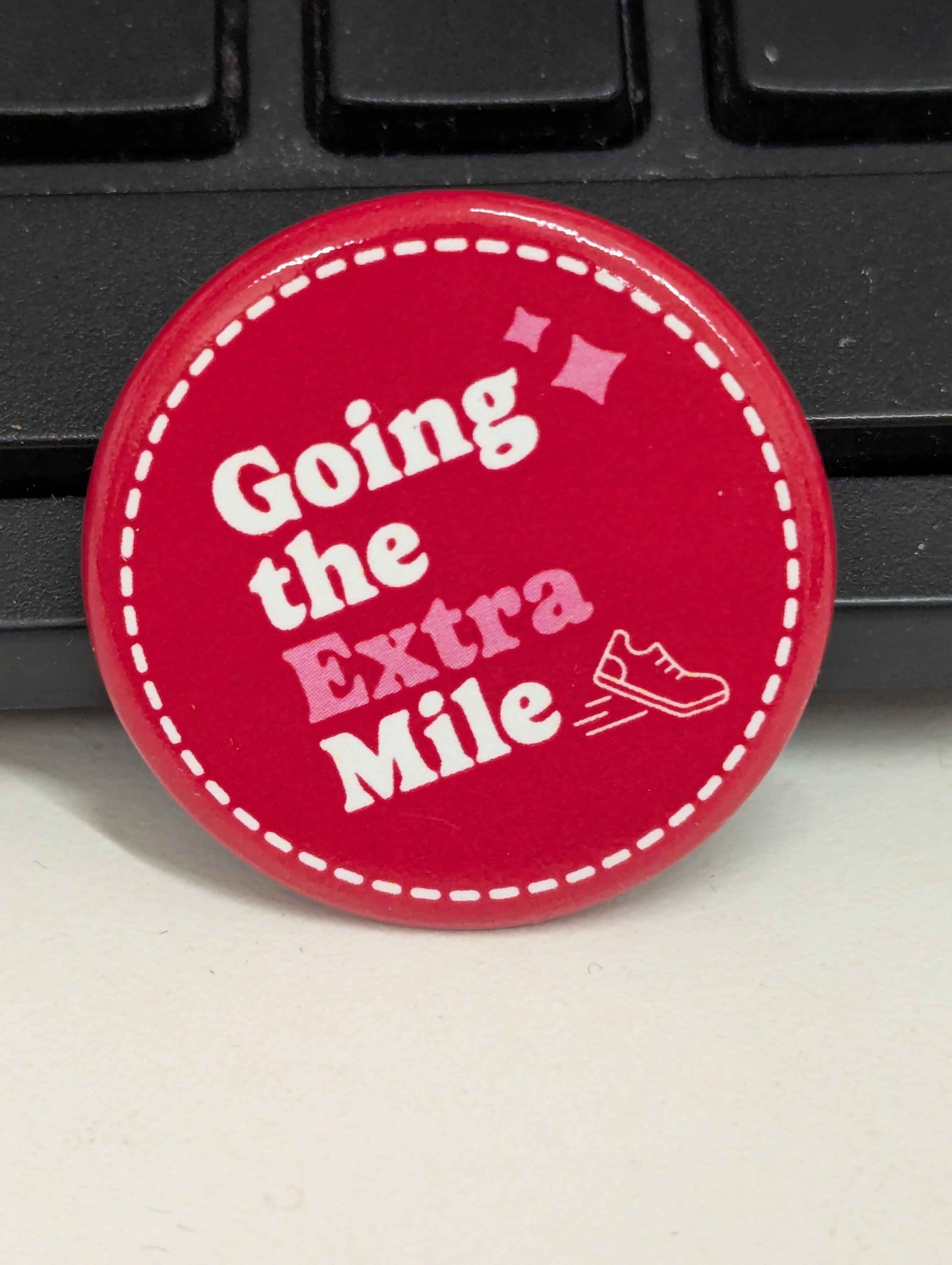 Worked My Tail Off This Holiday Season... for This Silly Button!