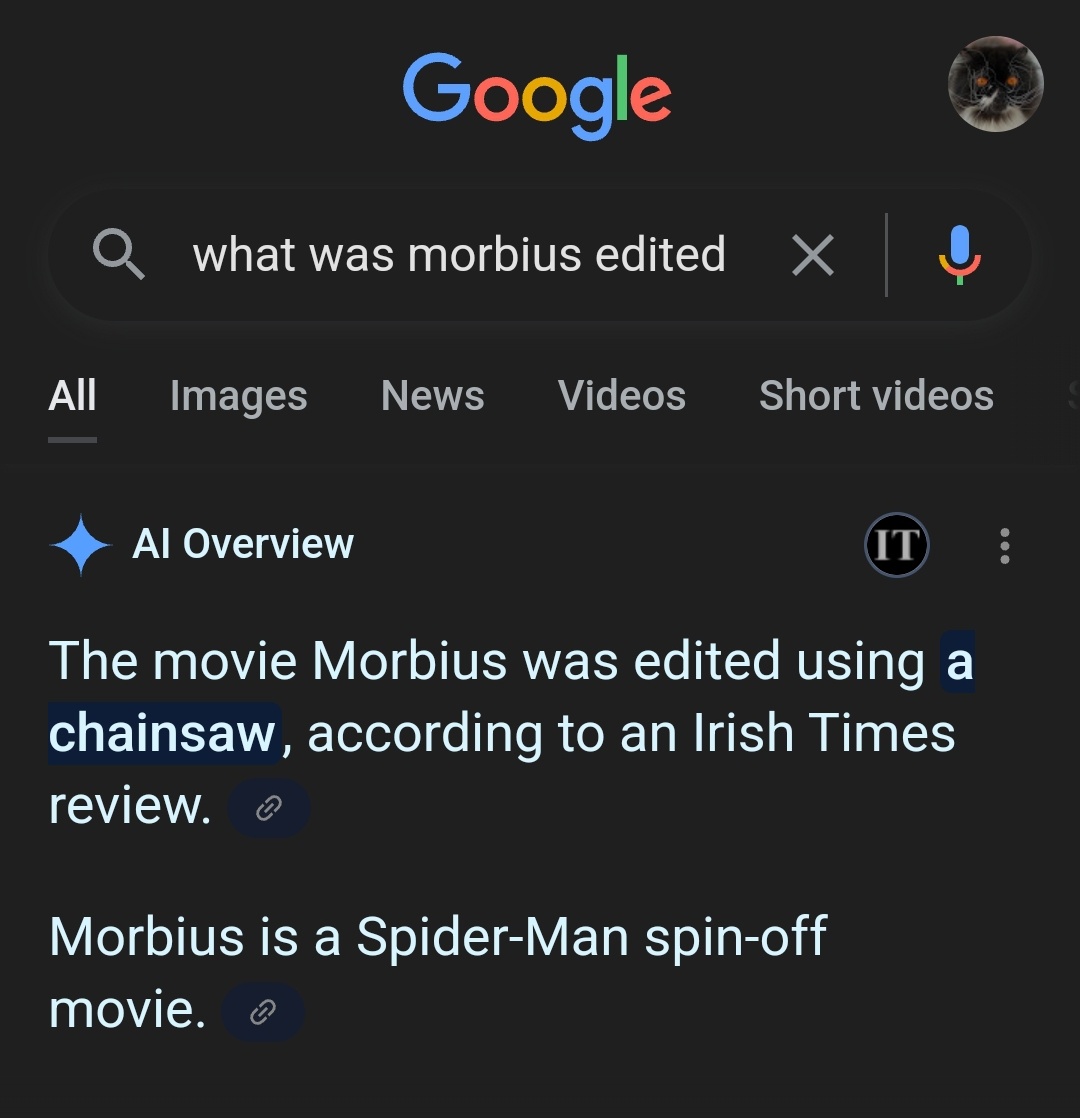 I got curious about the editing software used for Morbius today.