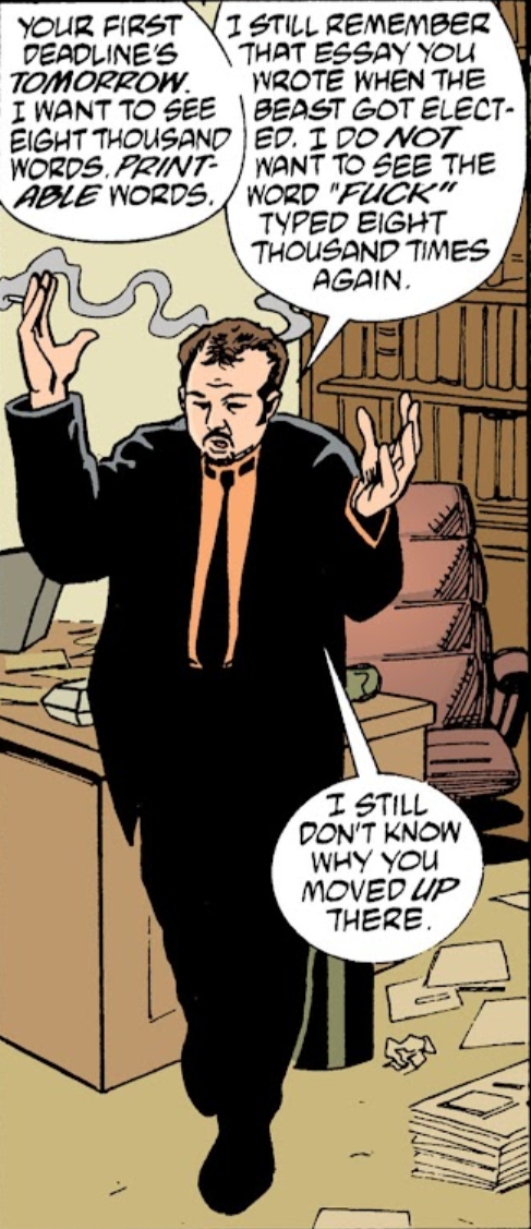 Experiencing Transmetropolitan in the Real World: A Surreal Moment
