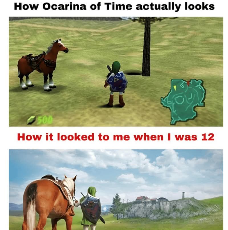It's true, yet the original still looks fantastic.
