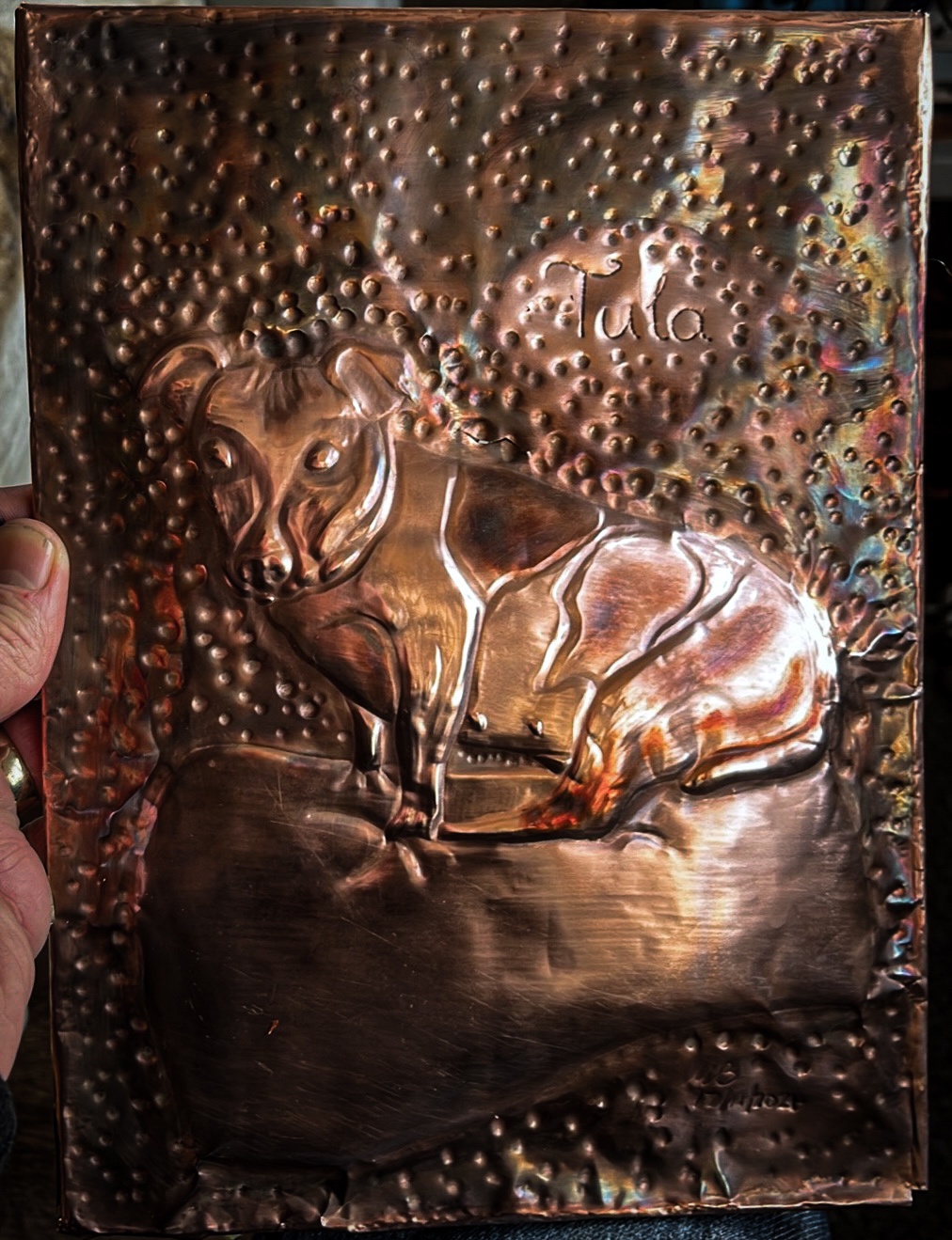 Tula Shines in Copper