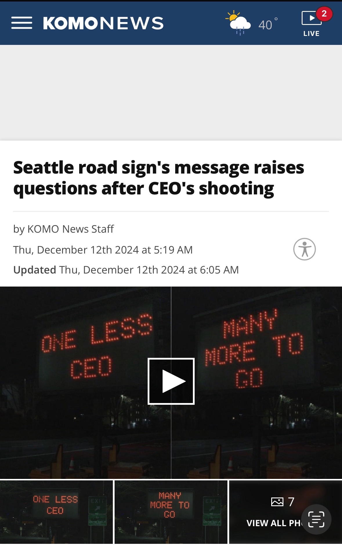 The Mysterious Hacked Sign in Seattle