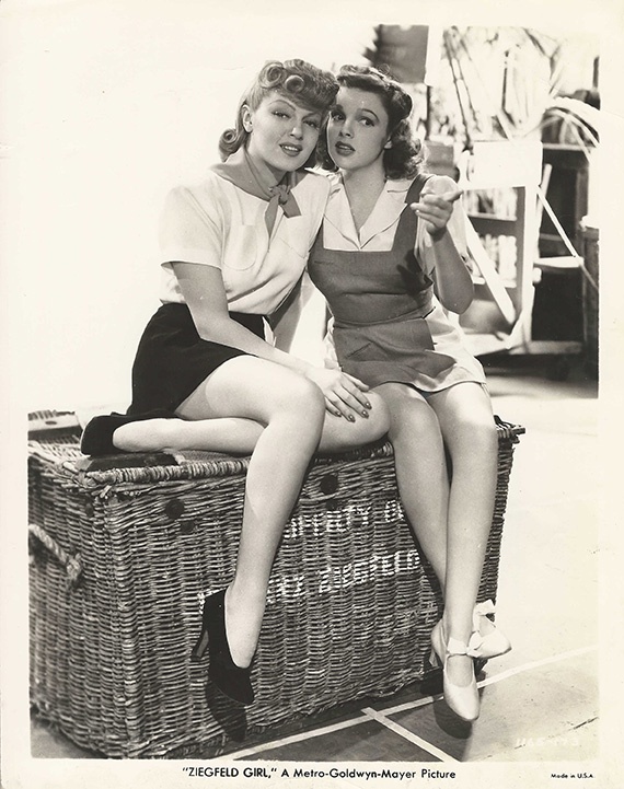 Behind the Scenes: Lana Turner and Judy Garland on the Set of 'Ziegfeld Girl' (1941)