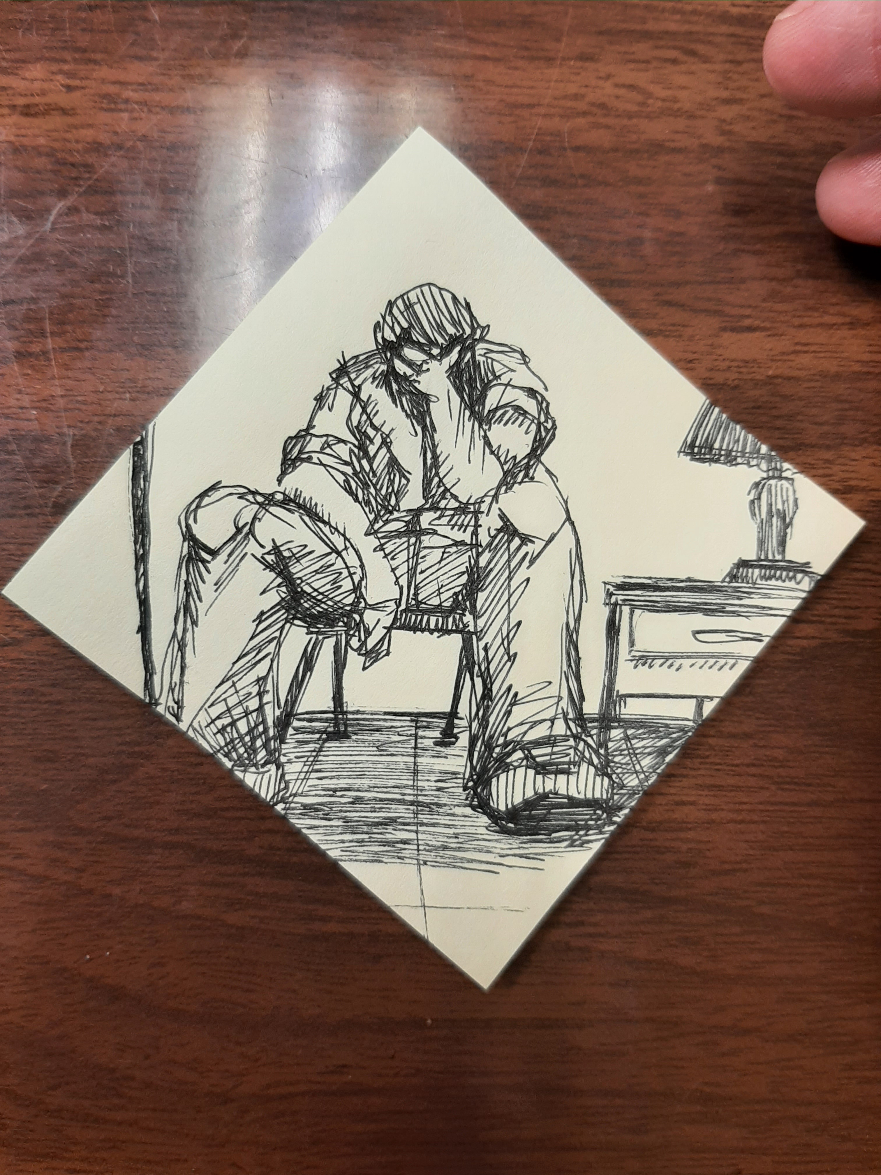 Creative Post-it Note Art in Action