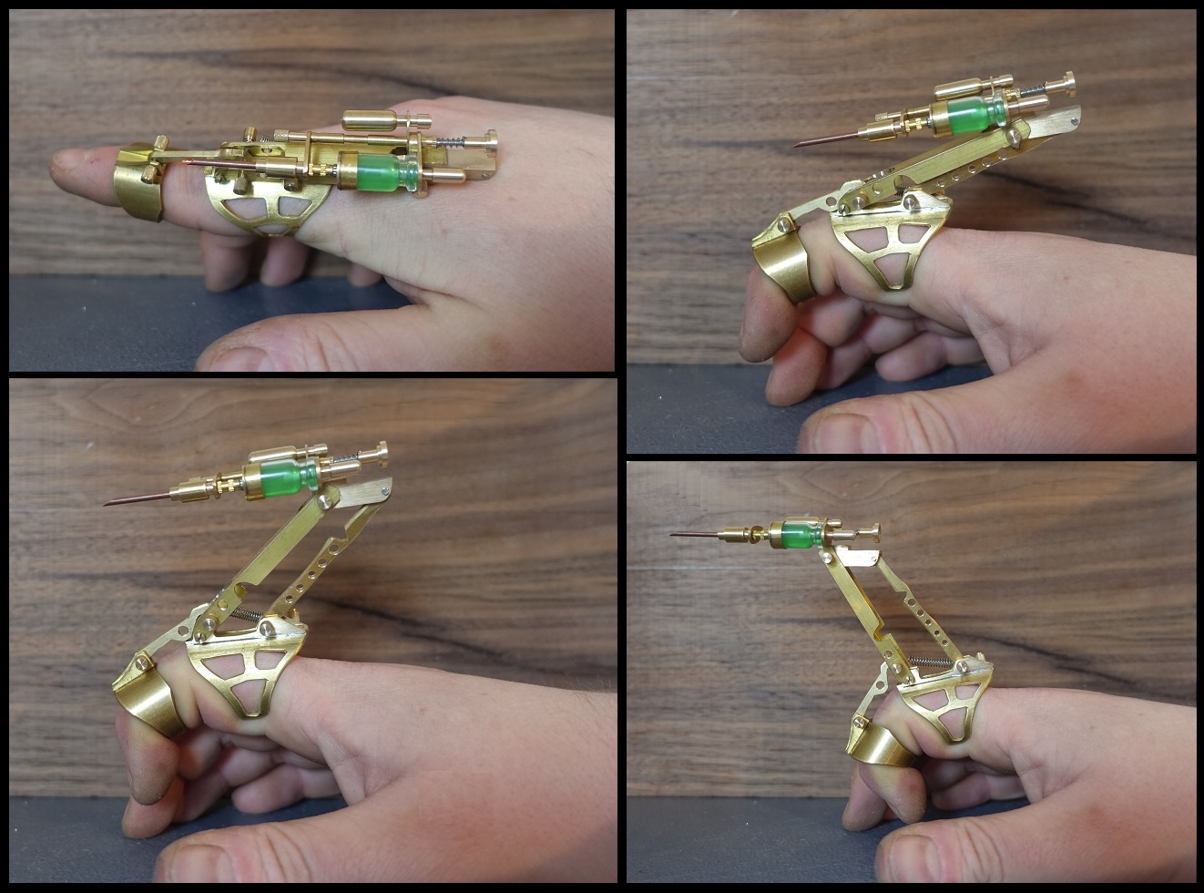 Handcrafted Assassin's Poison Needle Device: A Deadly Work of Art