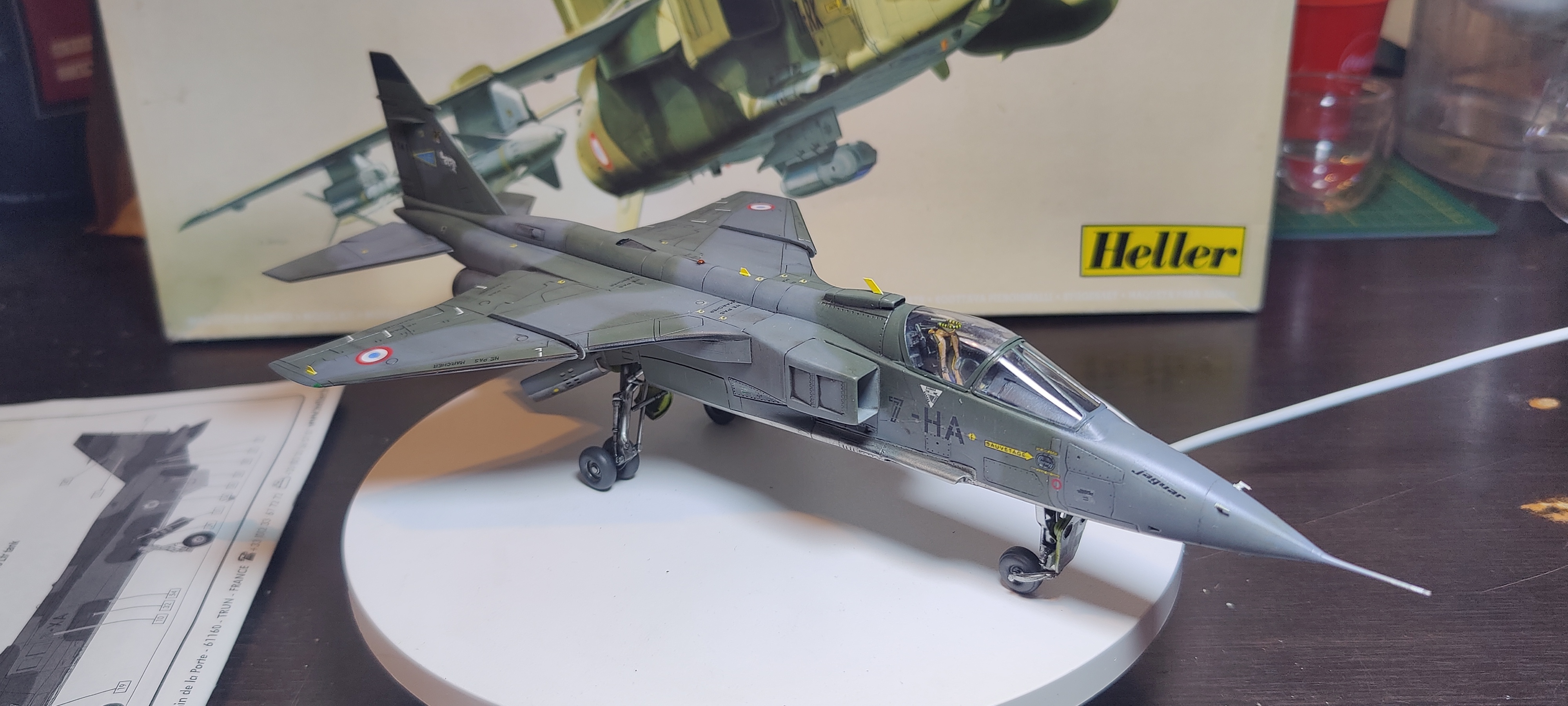 Jaguar A Heller Model in 1/48 Scale