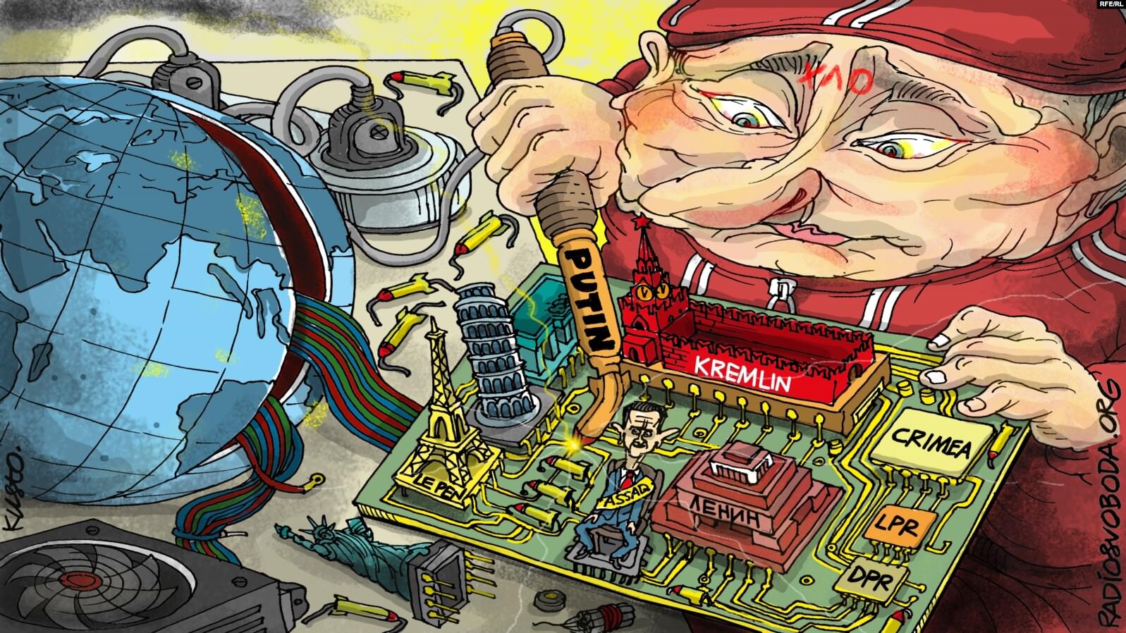 Putin's Caricature: A Satirical Take