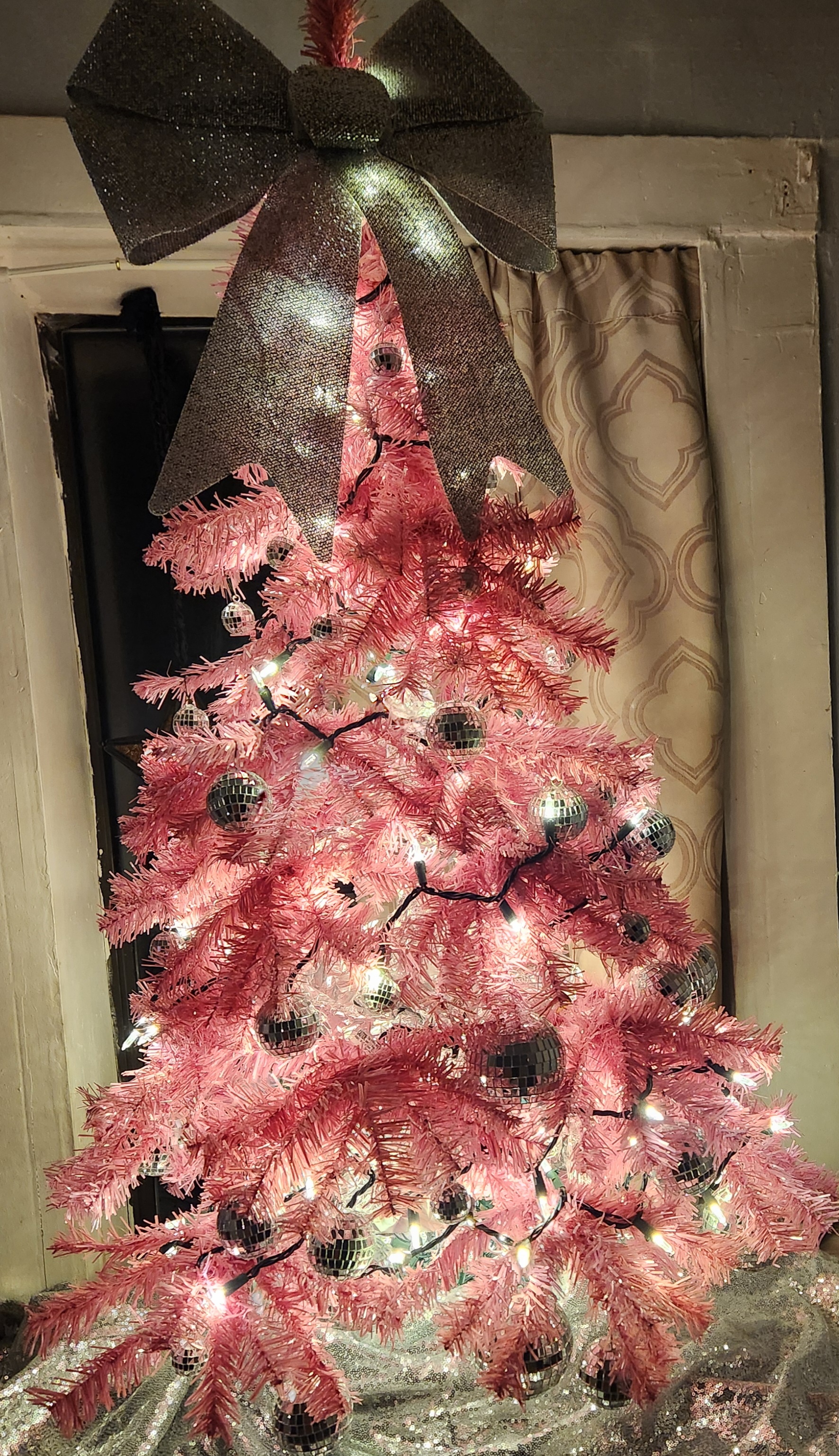 A Festive Pink Disco Christmas Celebration