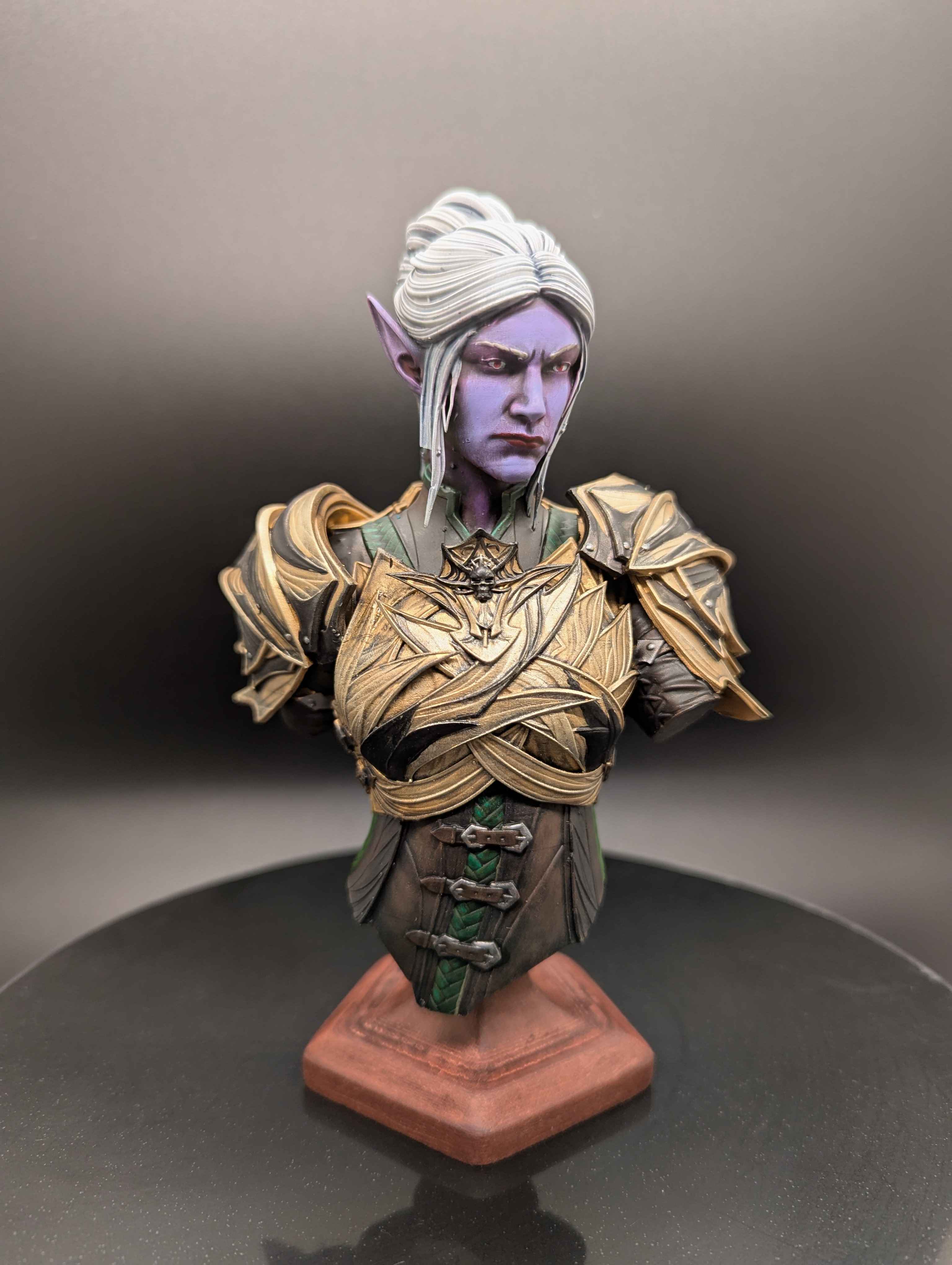 Stunningly Painted Minthara Baenre from Baldur's Gate 3