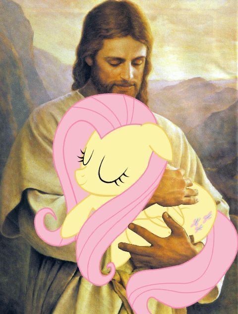 Fluttershy Embraced by Divine Love