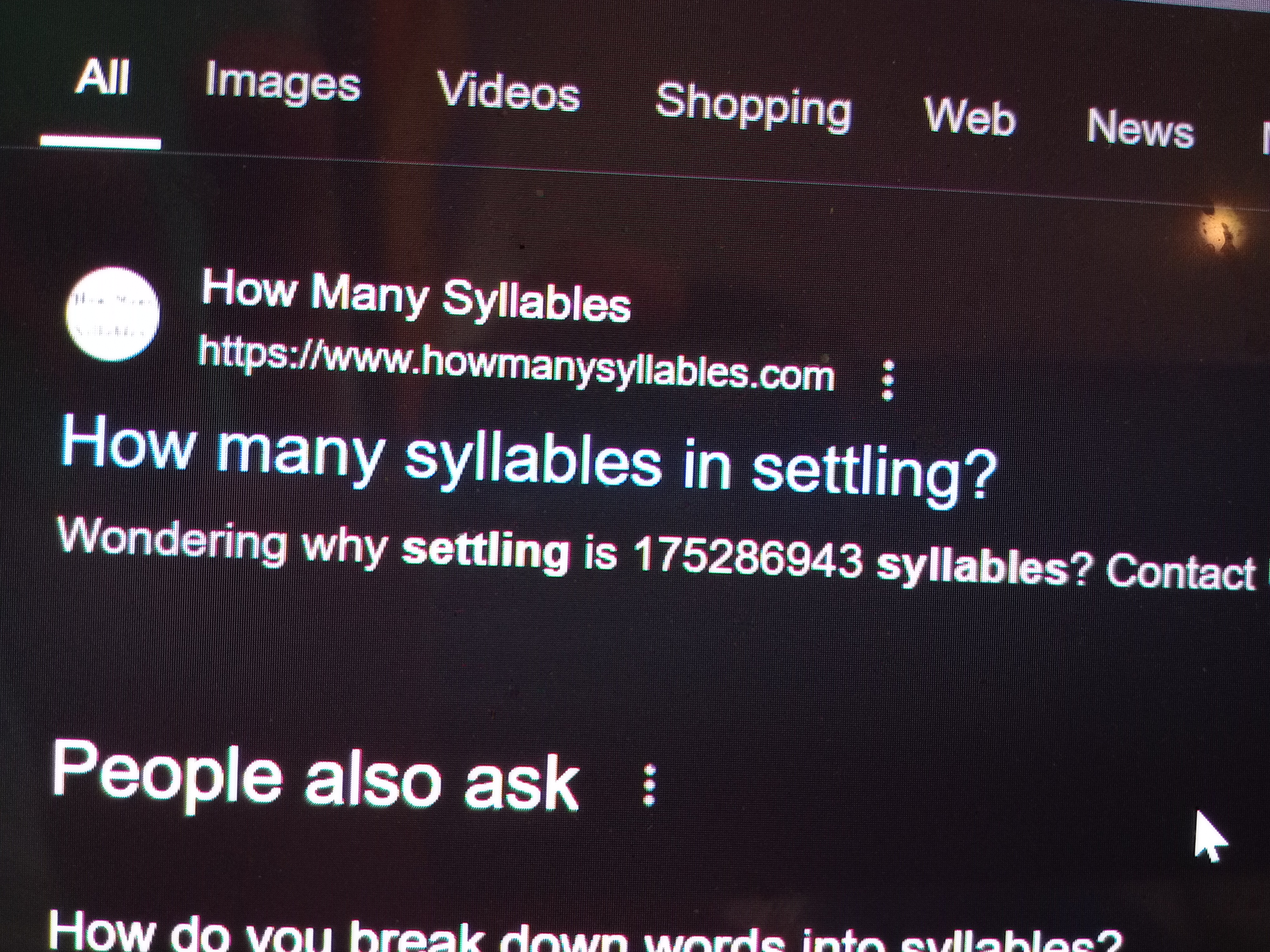 Thanks for the info, Google!