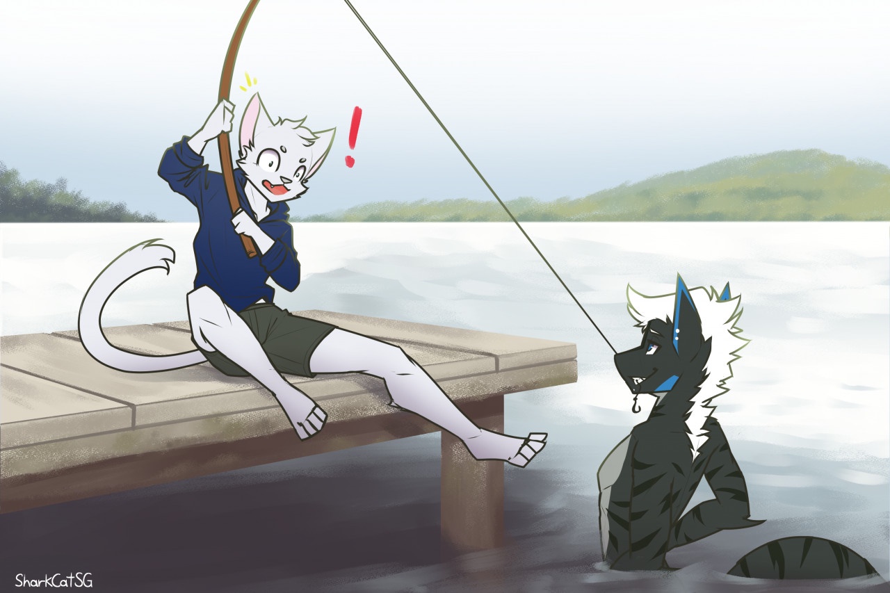 Fishing can be surprisingly exciting sometimes