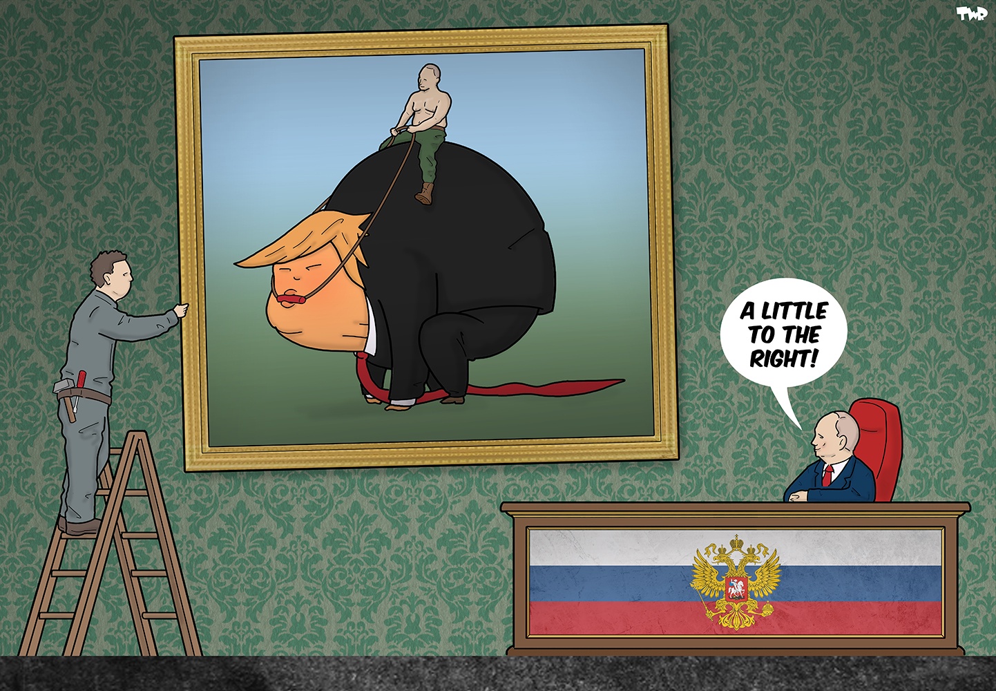 A Caricature of Putin: A Unique Perspective