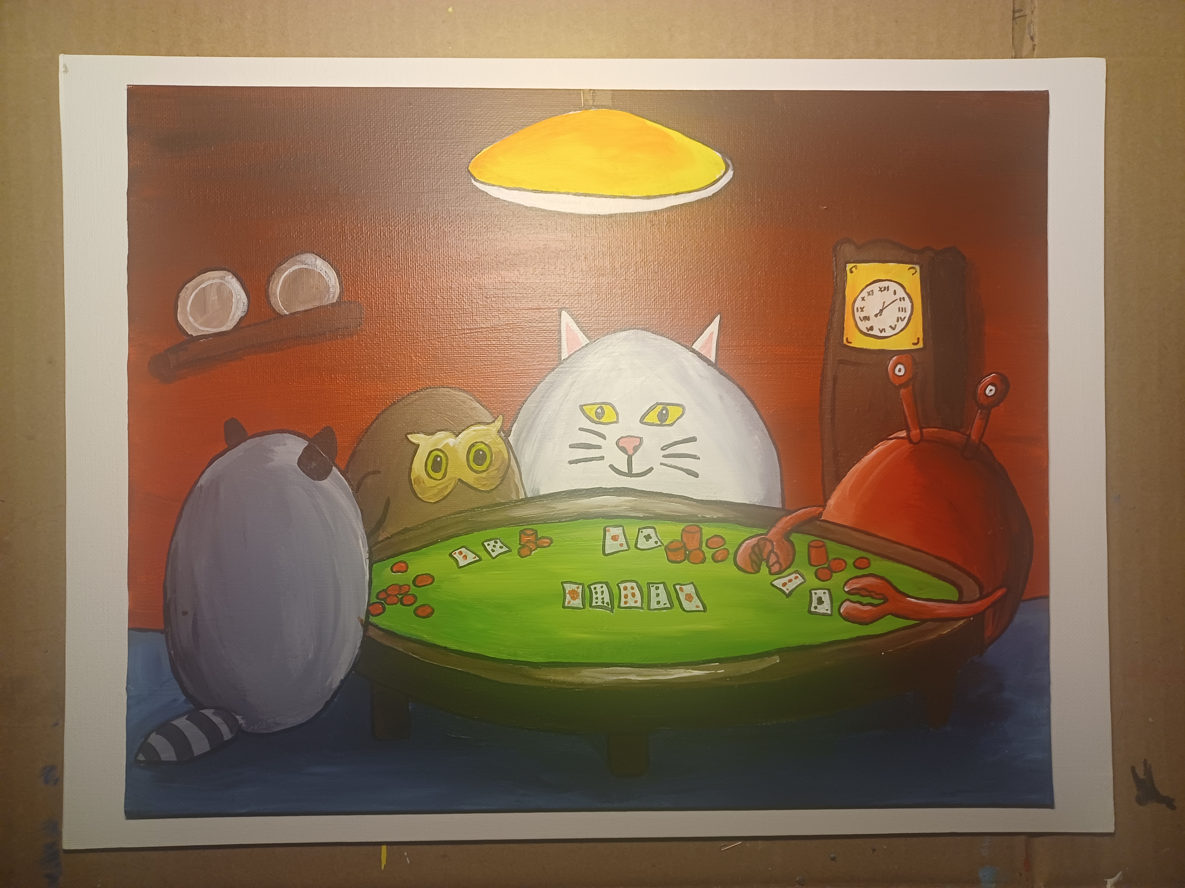 My Unique Spin on the Classic 'Animals Playing Poker'
