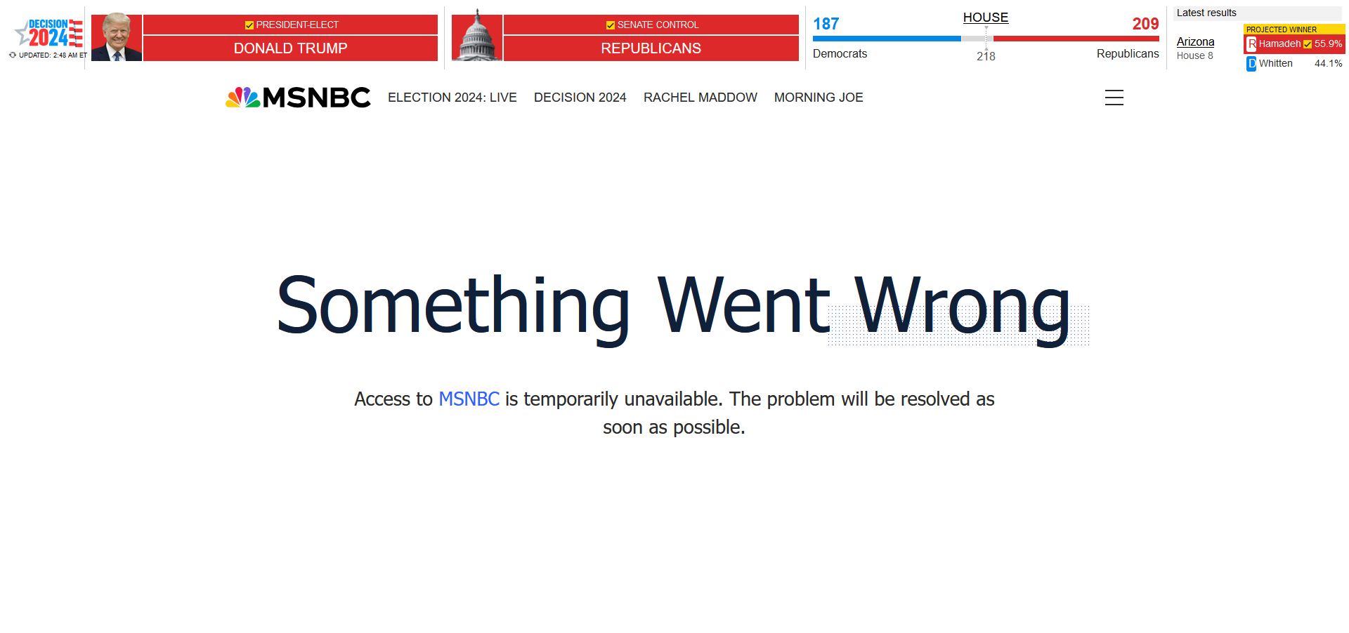 Well, That's Not a Good Sign