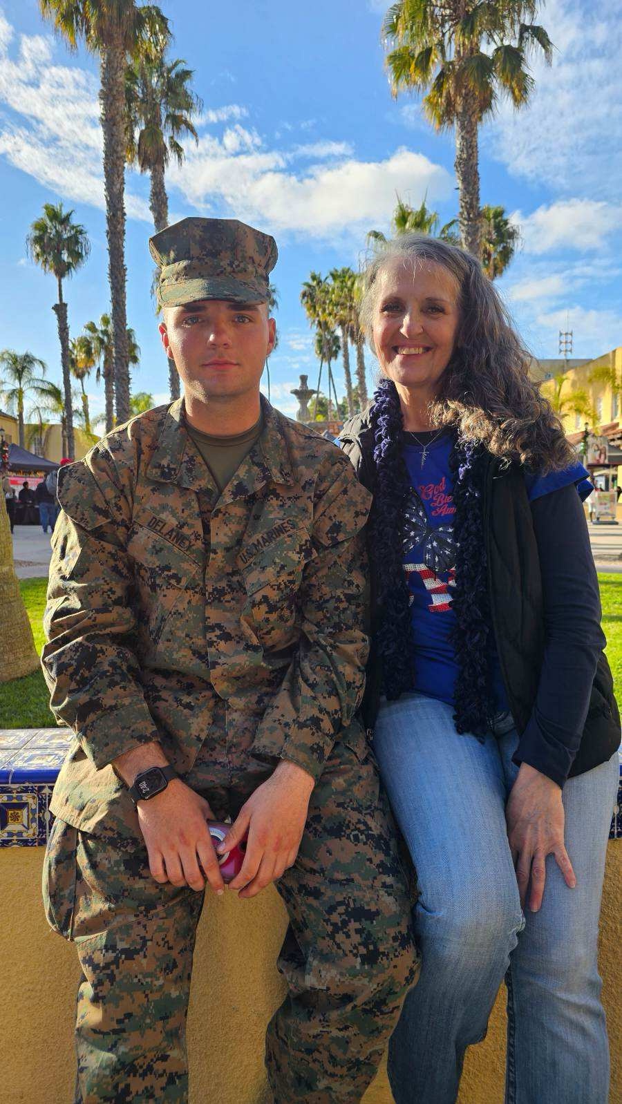 Celebrating My Proud Marine Grandson!
