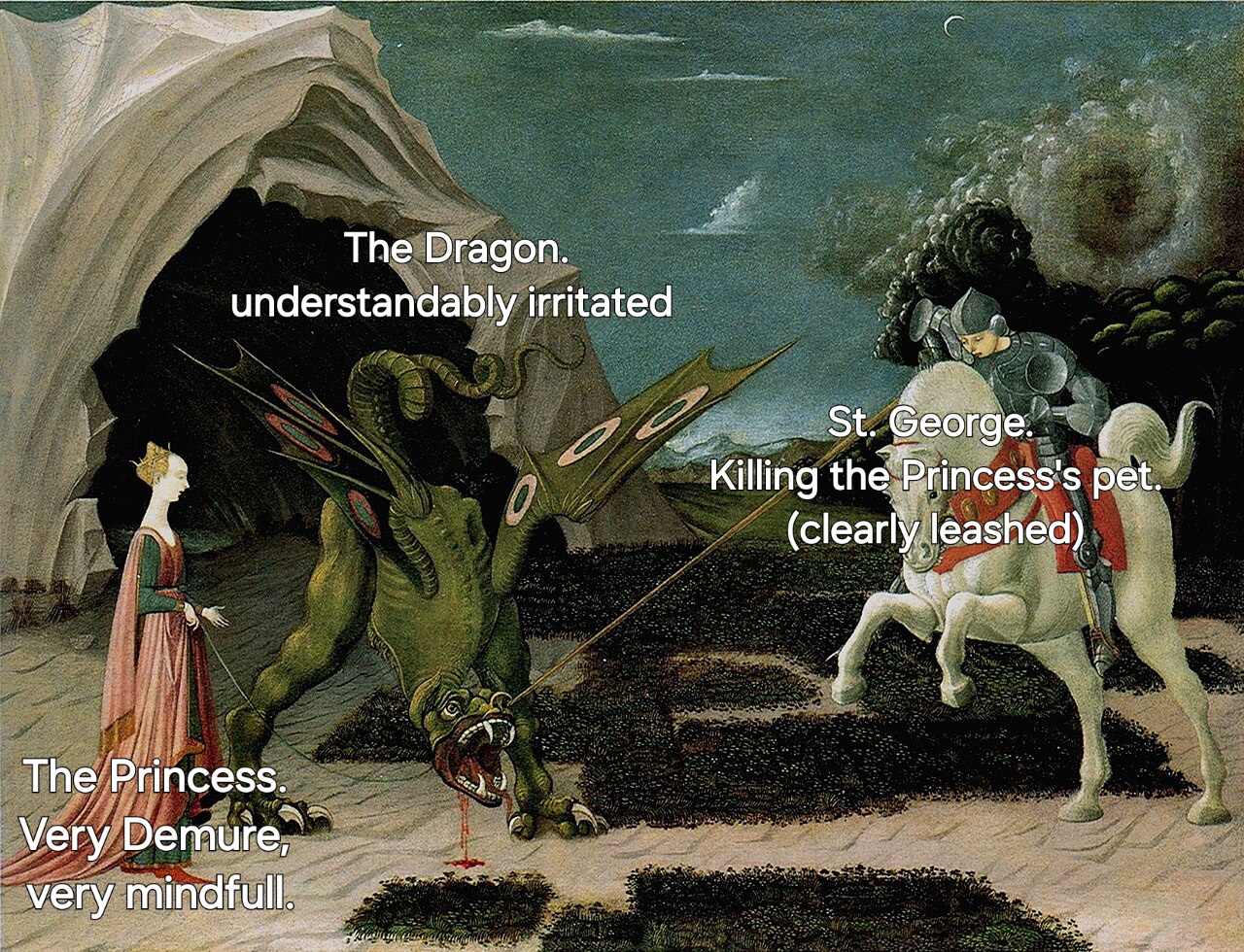 The Legendary Battle of St. George and the Dragon