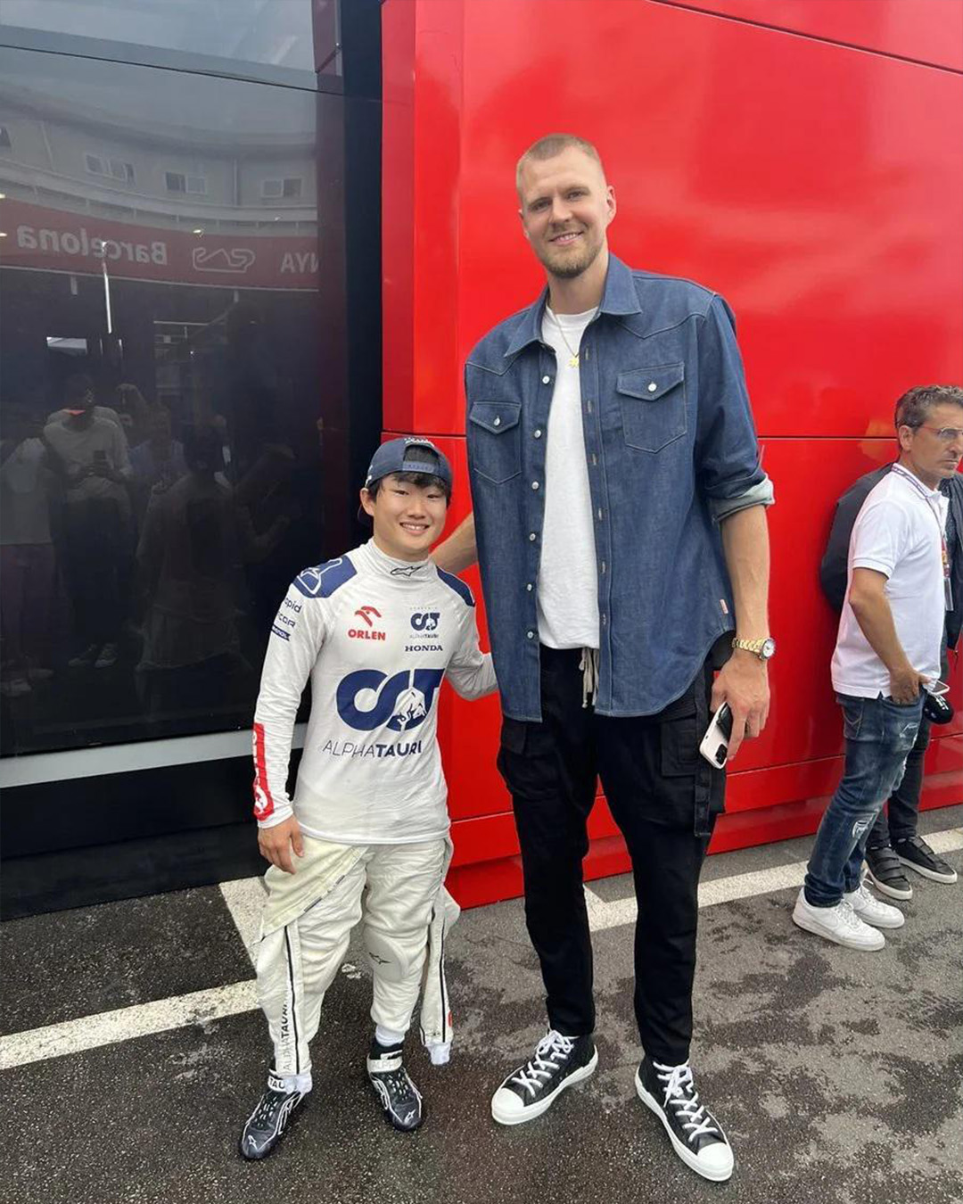 When a Formula 1 Driver Meets a Basketball Star