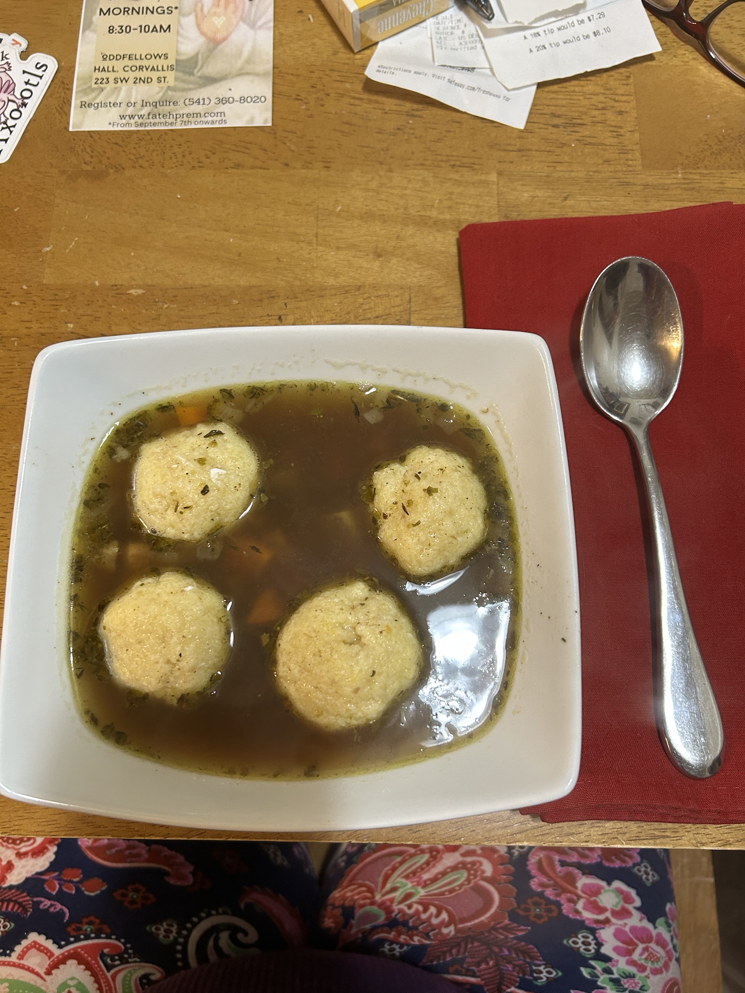 Delicious Turkey Matzah Ball Soup Delight