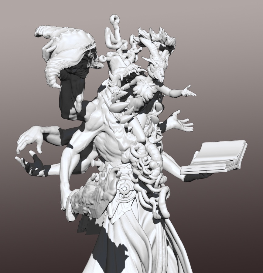 Trench Crusade: Court Sorcerer 3D Kitbash Unleashed