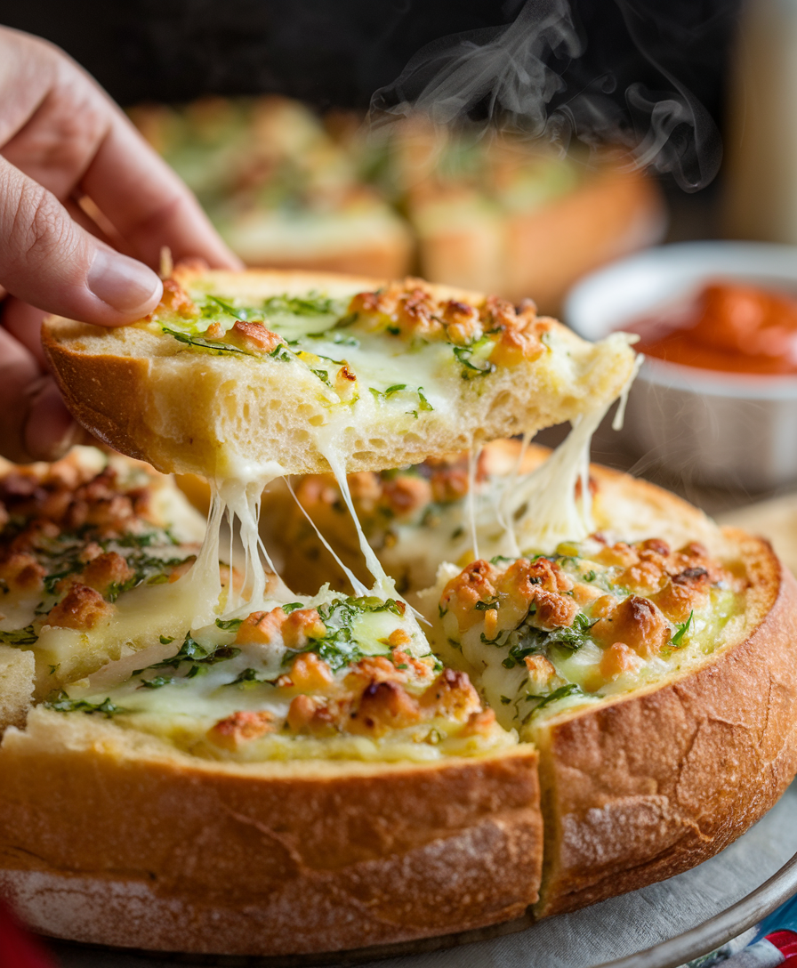 Me: This Week, I'm Eating Healthy! Also Me: Pass the Extra Cheesy Garlic Bread!