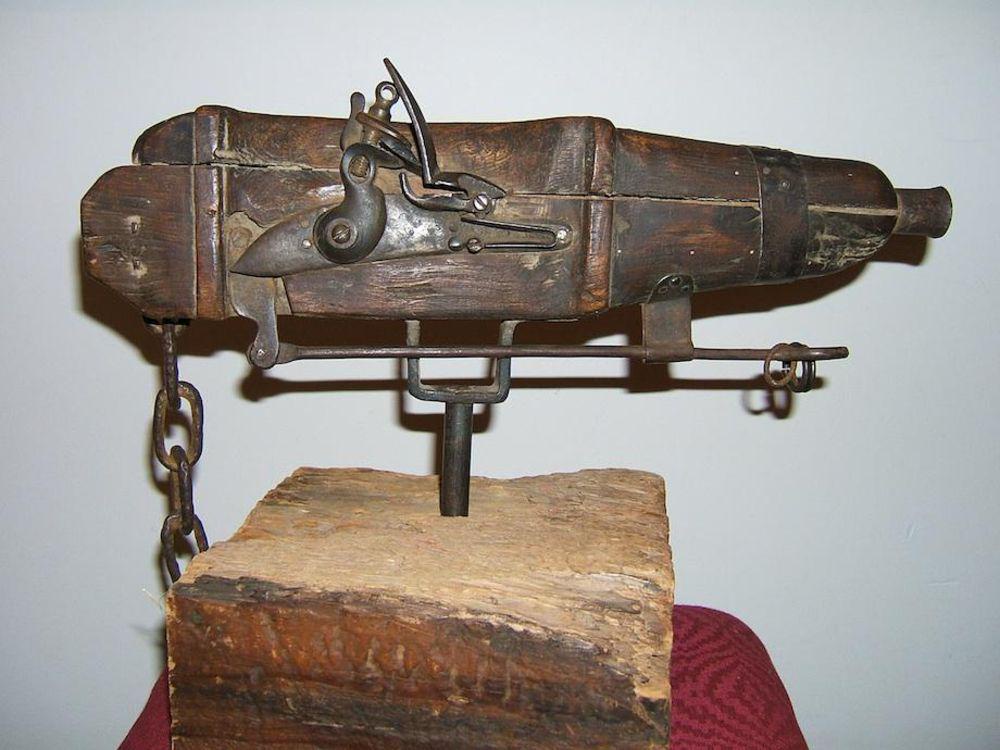 The anti-grave robber gun: a clever device with trip wires to thwart bodysnatchers in 18th and 19th century cemeteries