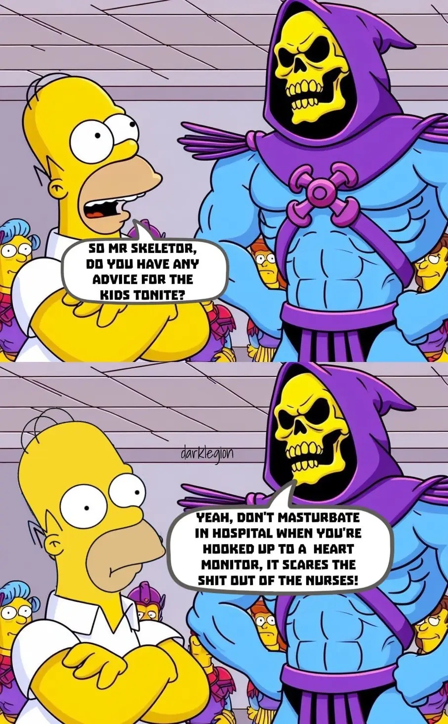 Skeletor's wisdom: Unconventional advice for life.