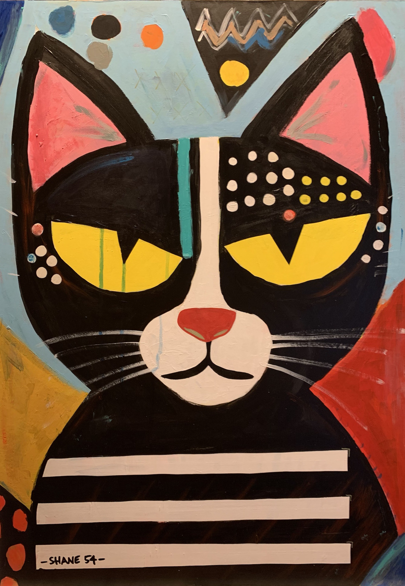 Cat Art: The Unimpressed Feline