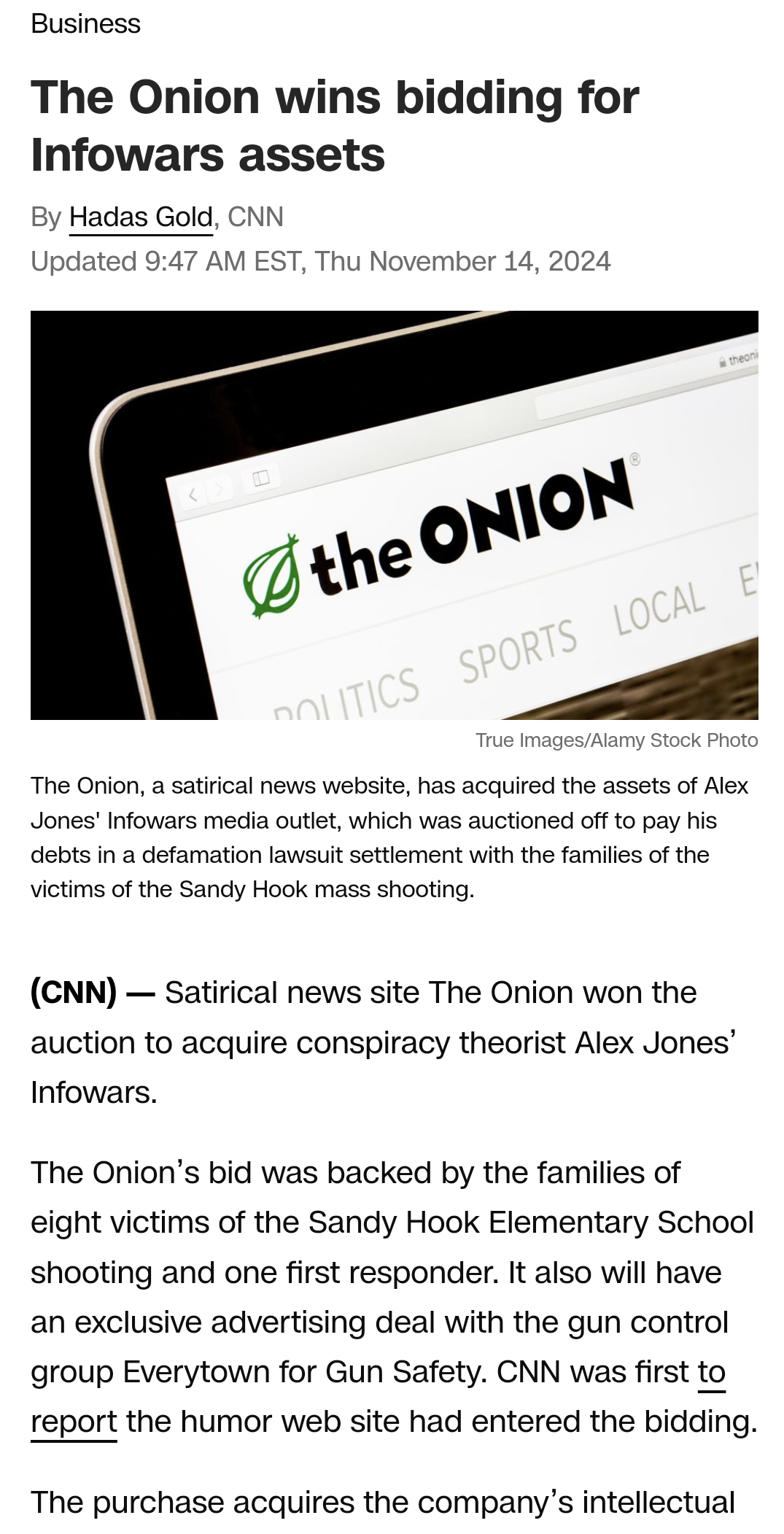 Breaking News: InfoWars Joins Forces with The Onion