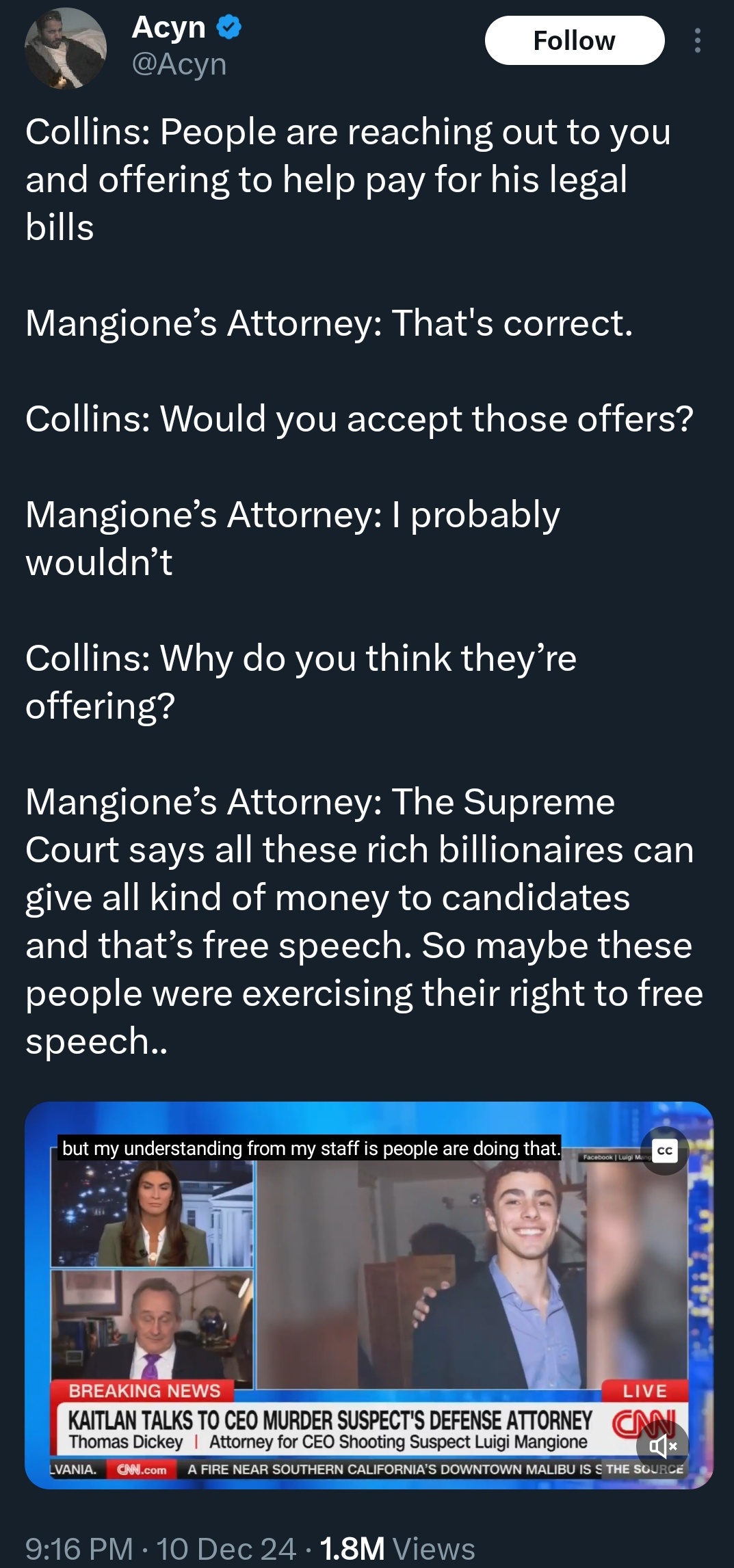 A truly remarkable attorney who's got everyone's respect.