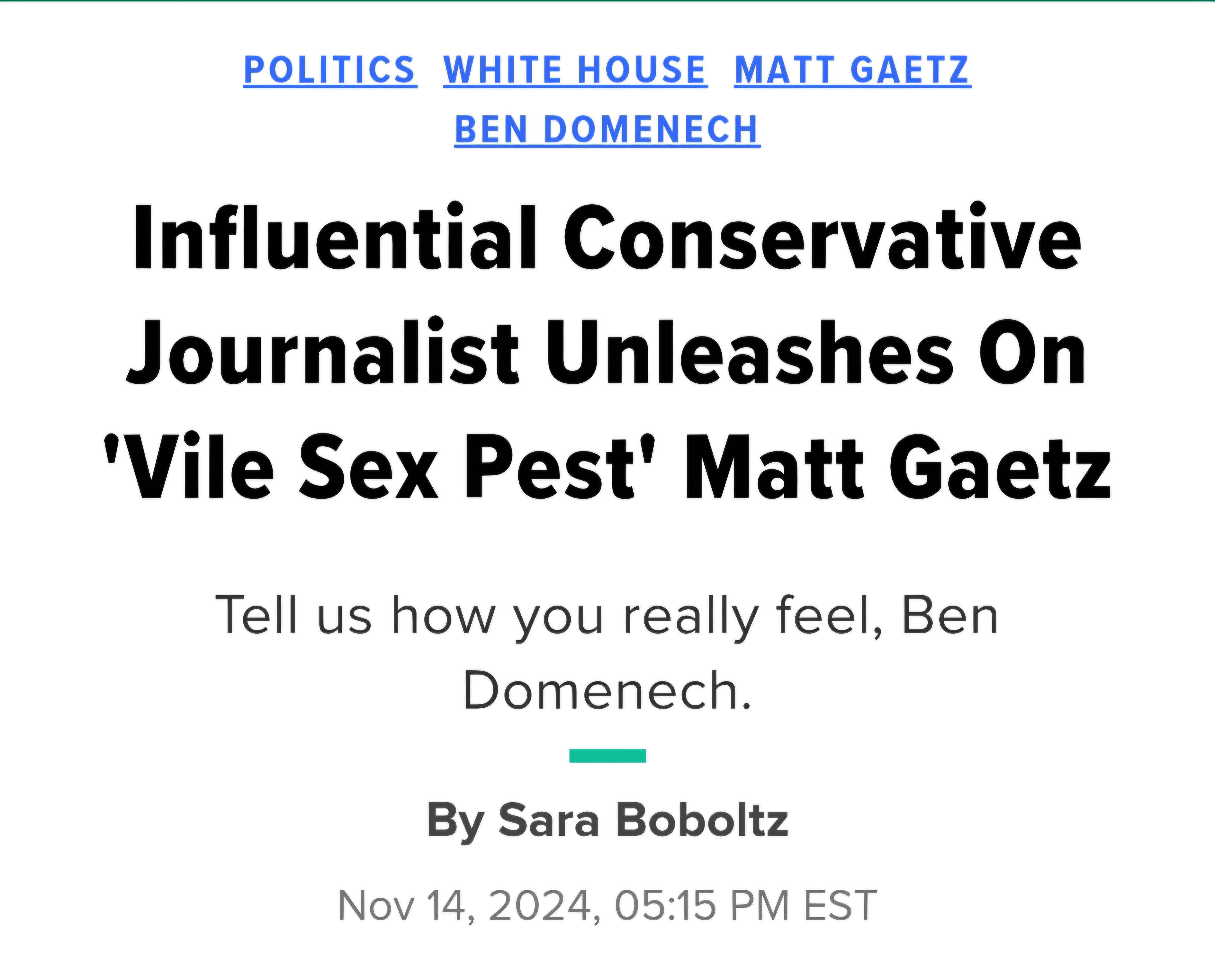 A gentle reminder ten days after the election.