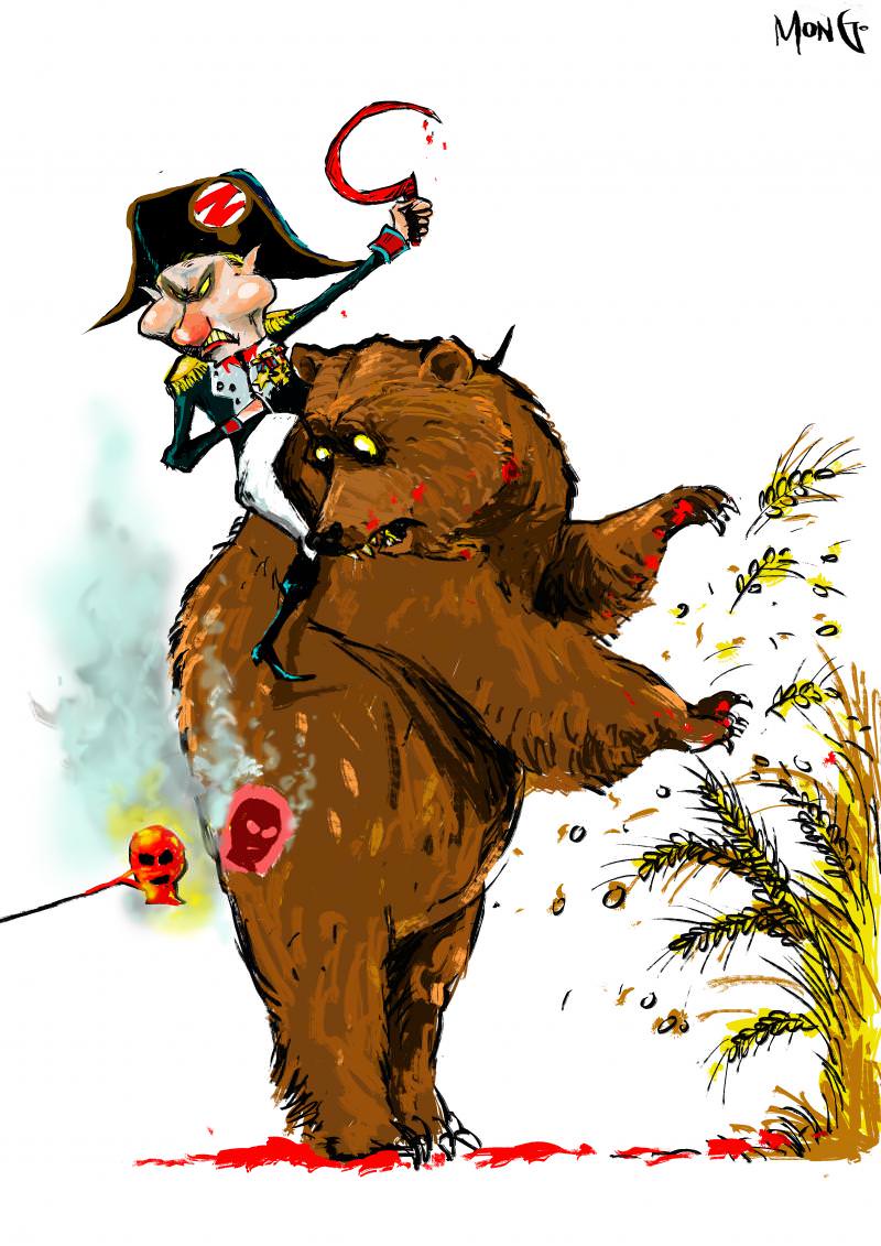 A Caricature of Putin: A Humorous Take