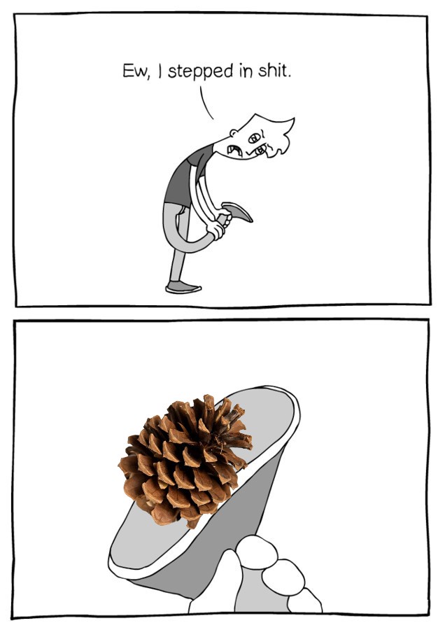 A meme that's just a bit acorny