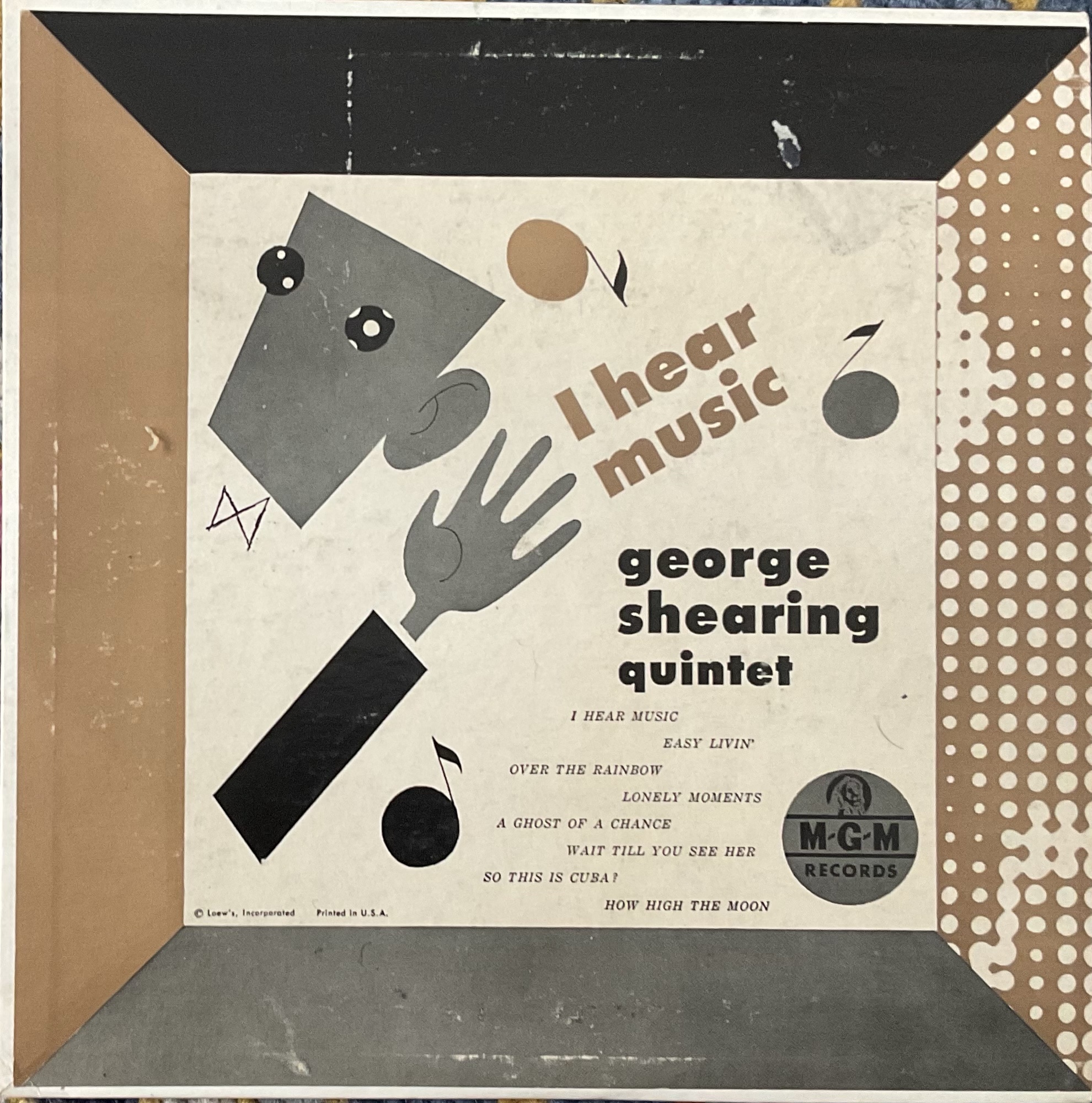 George Shearing's Melodic Masterpiece: I Hear Music on Vinyl