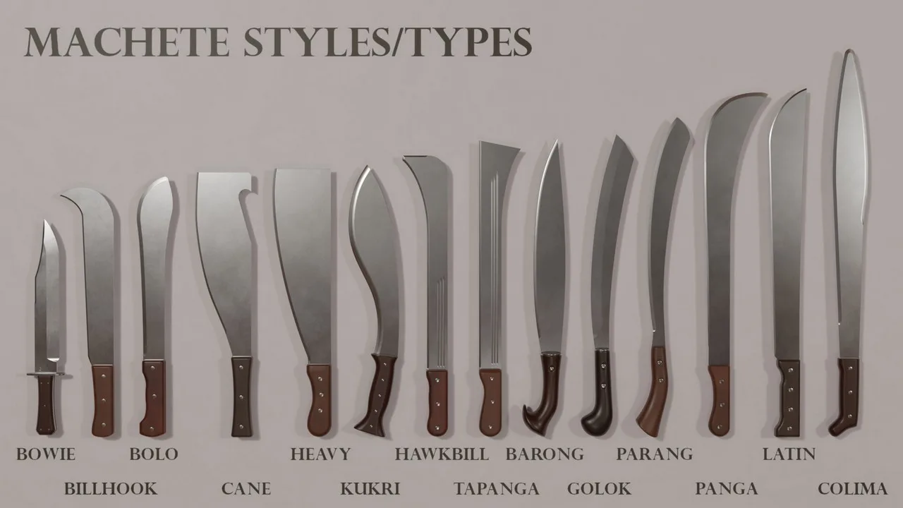 Explore All Types and Styles of Machetes