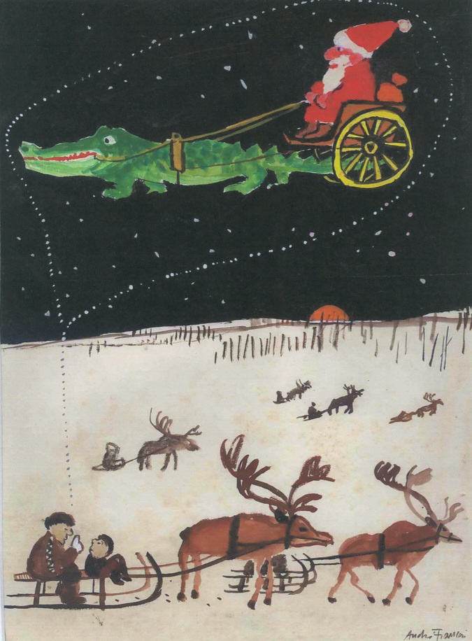 A Masterpiece: Carte de Noël by André François, 1956