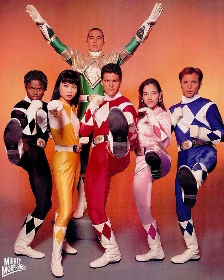 The iconic Power Rangers: A blast from the past!