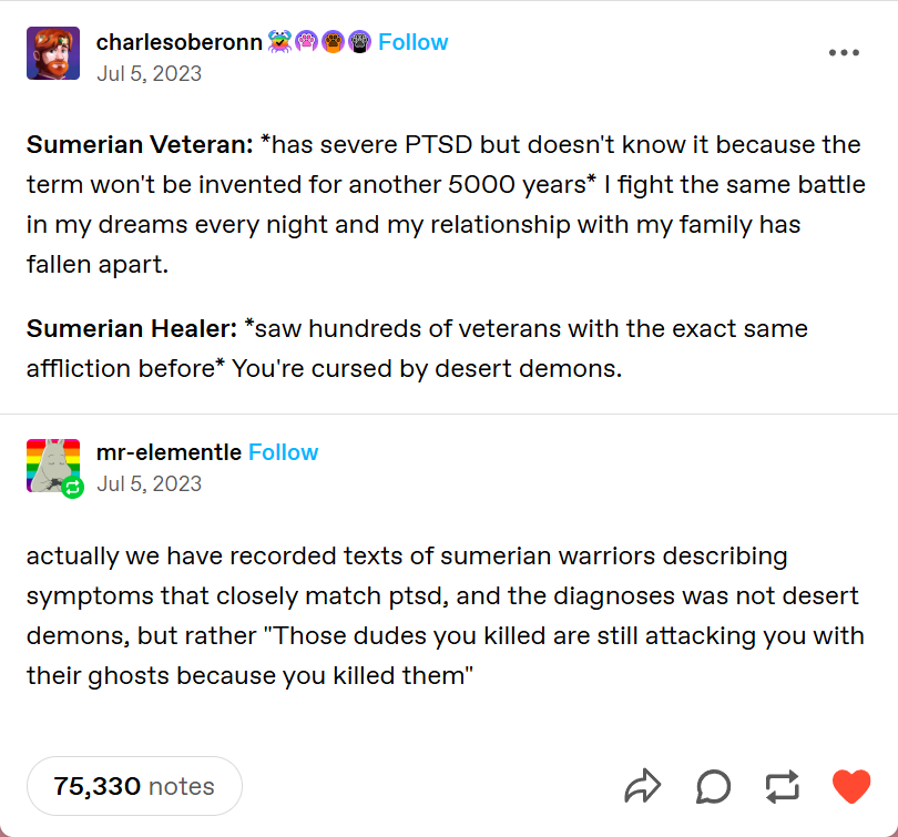 Ancient Trauma Resurfacing