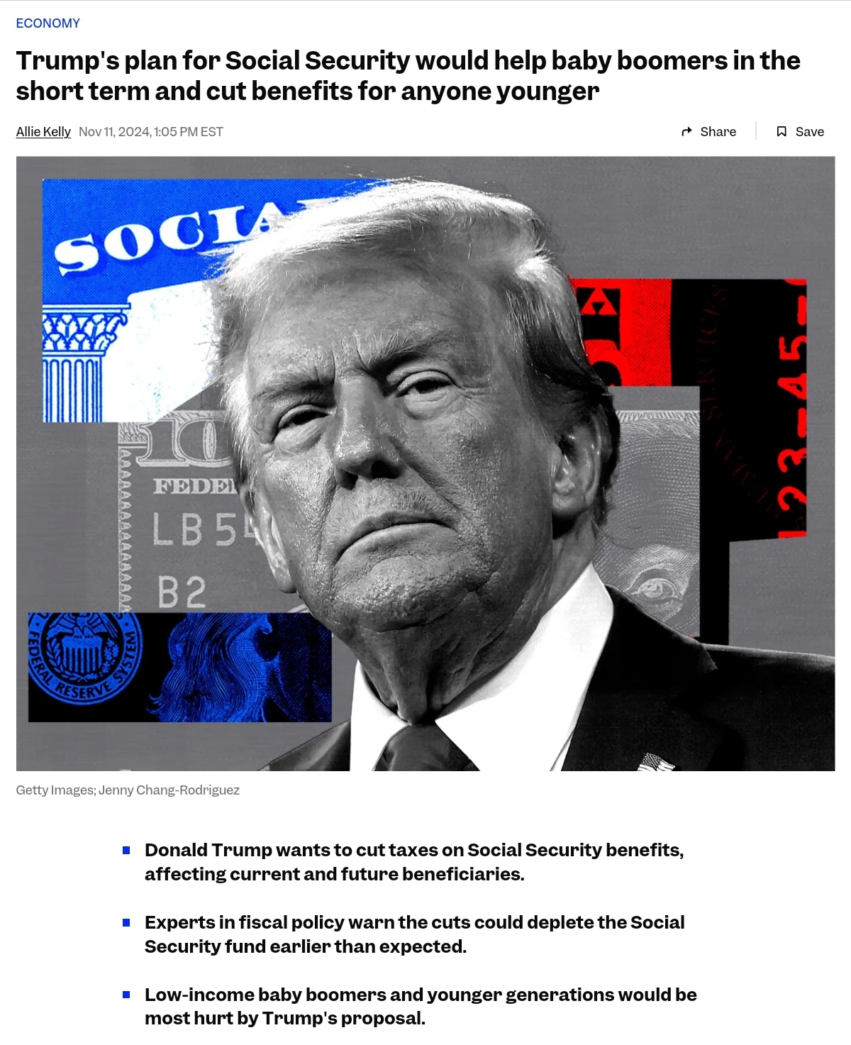 Trump's Social Security Strategy: Short-Term Gains for Boomers, Long-Term Losses for the Younger Generation