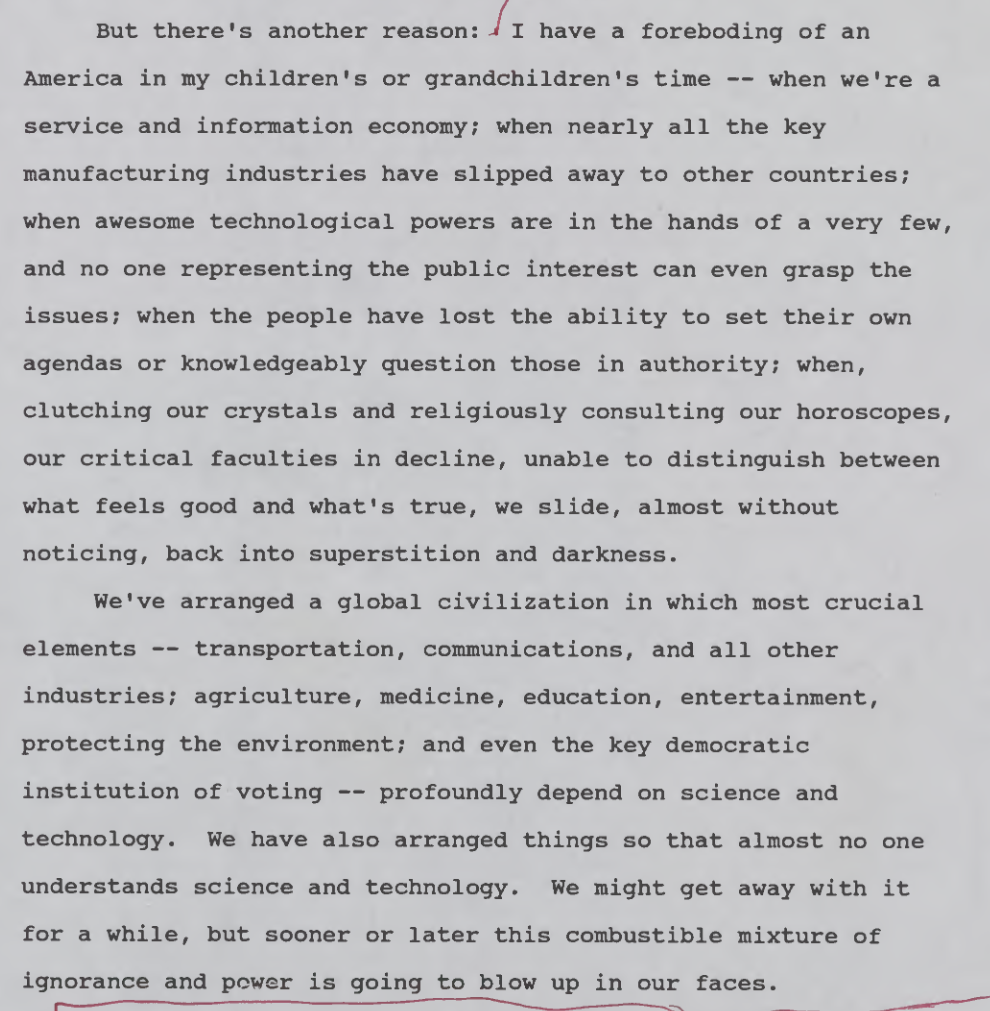 The Demon-Haunted World: Science Illuminated by Carl Sagan