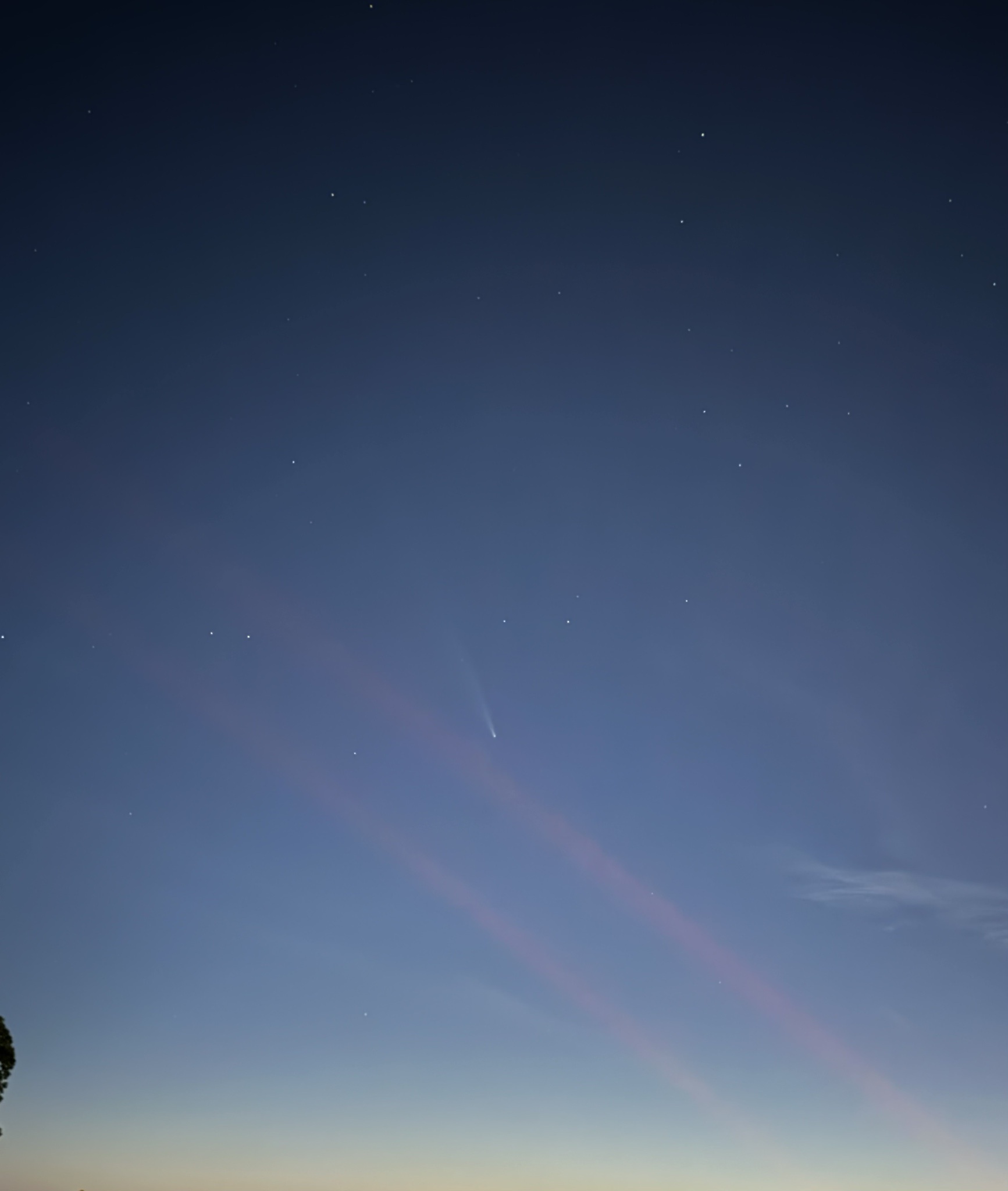 Atlas Comet Meets the Supermoon