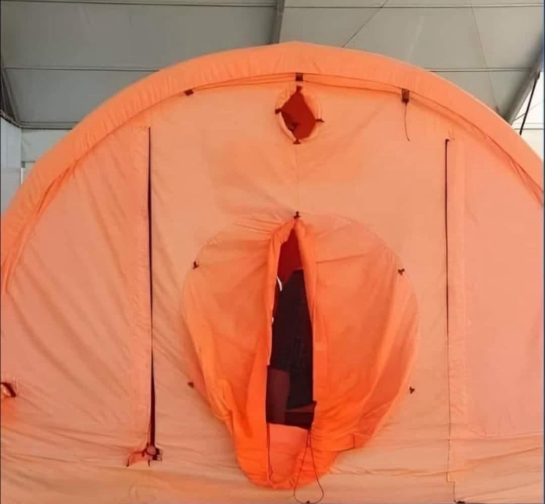 Setting up this kind of tent gives me the heebie-jeebies.