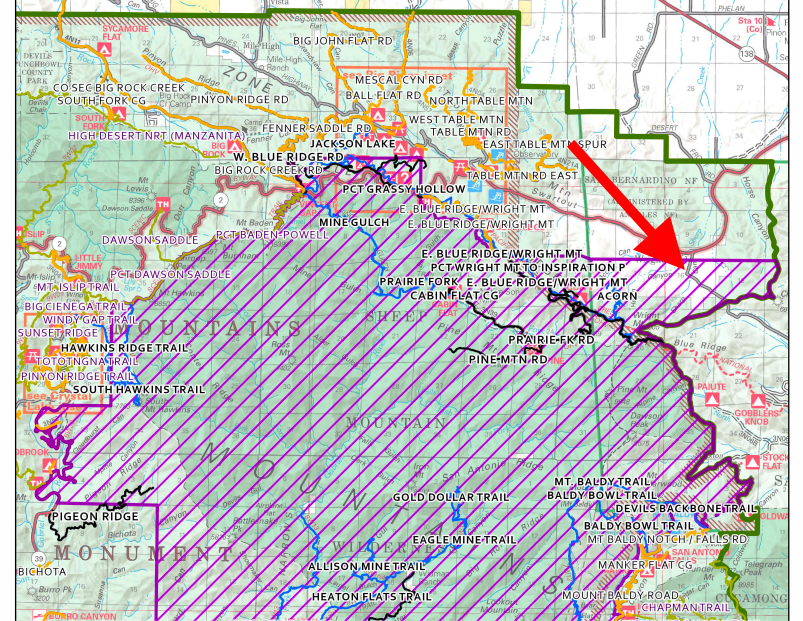 Bridge Fire Closure Alert on Lone Pine Canyon Road
