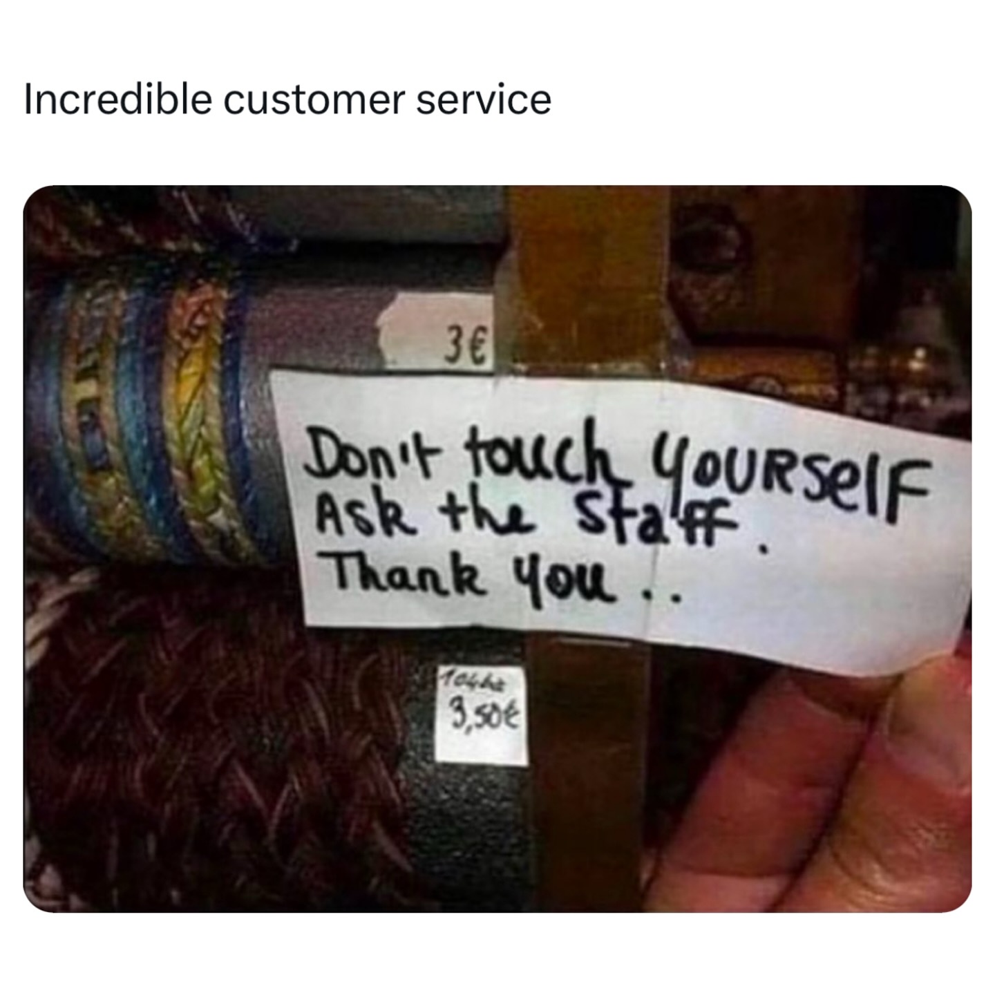 Incredible Customer Service Experience