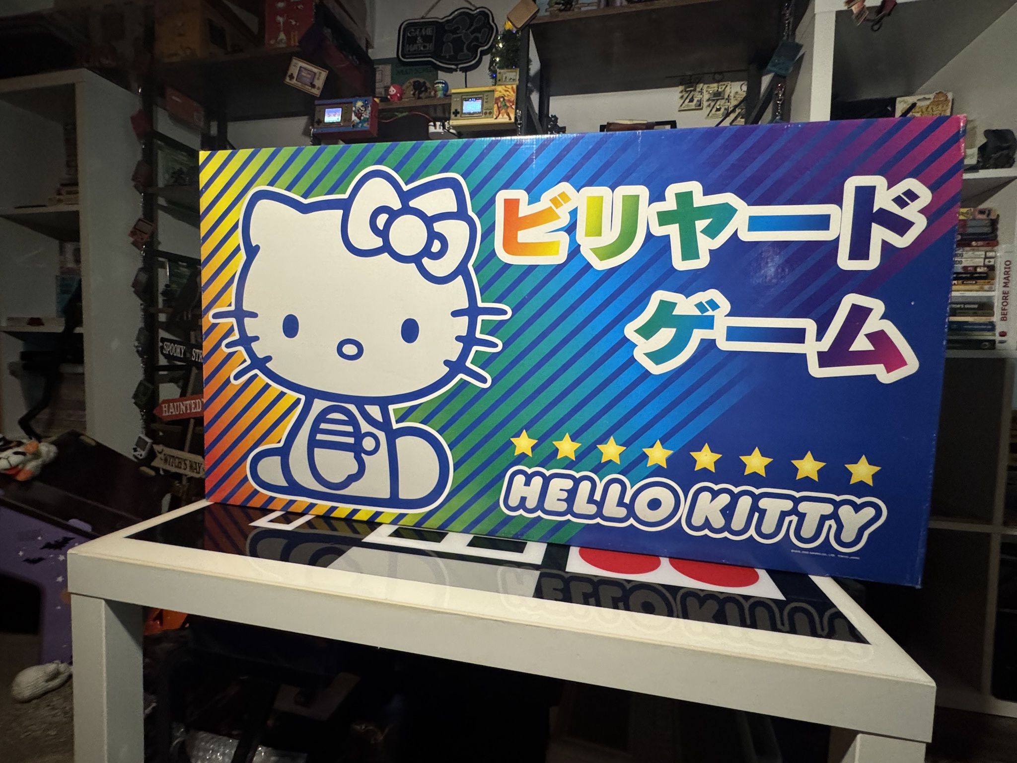 Sanrio's Hello Kitty Tabletop Pool Table: A rare gem from Japan