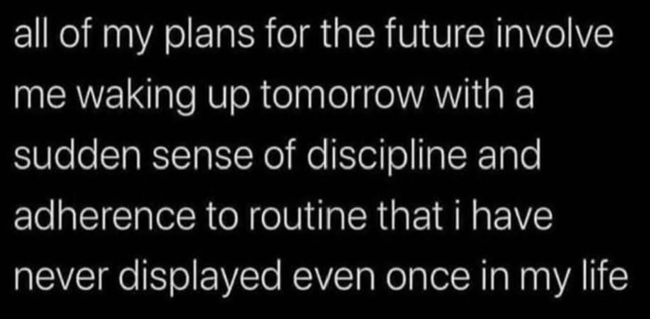 Setting my goals for next year.
