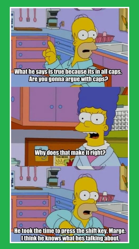 The Caps Lock Argument: A Heated Debate