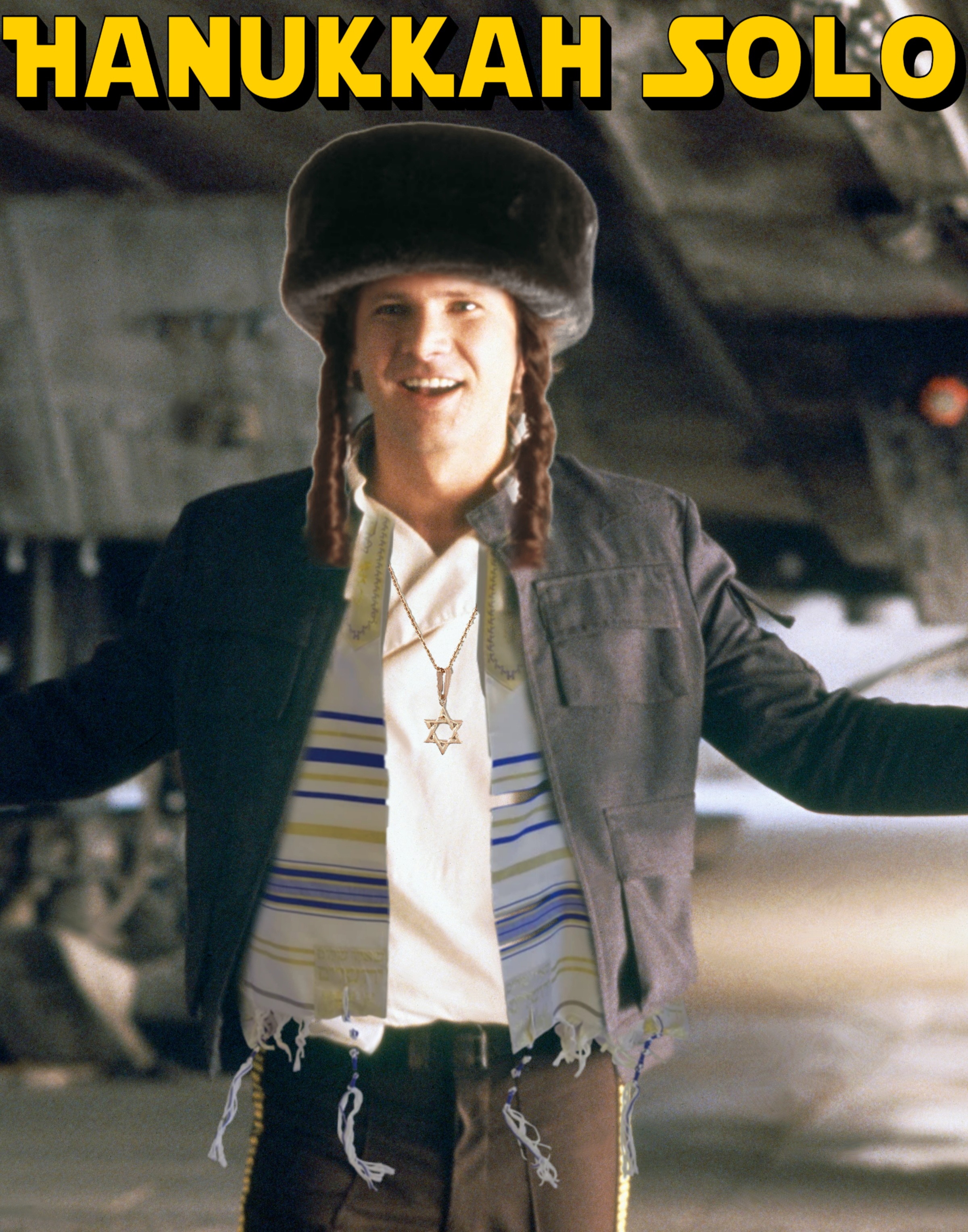 His dreidel spins faster than the Millennium Falcon!