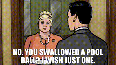 Pam from 'Archer' is facing a serious dilemma.
