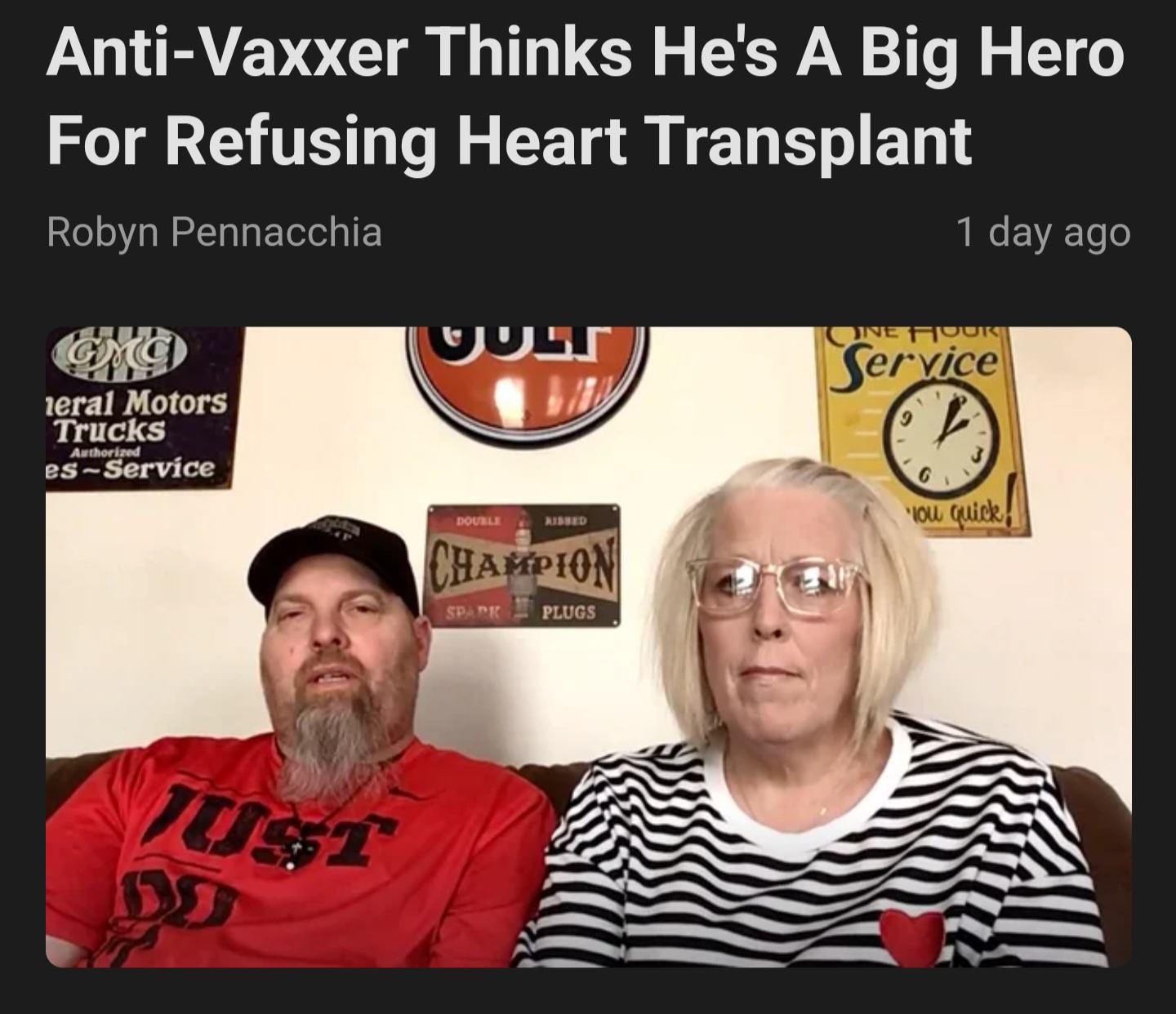 Man Chooses Death Over Vaccine to Get Heart Transplant